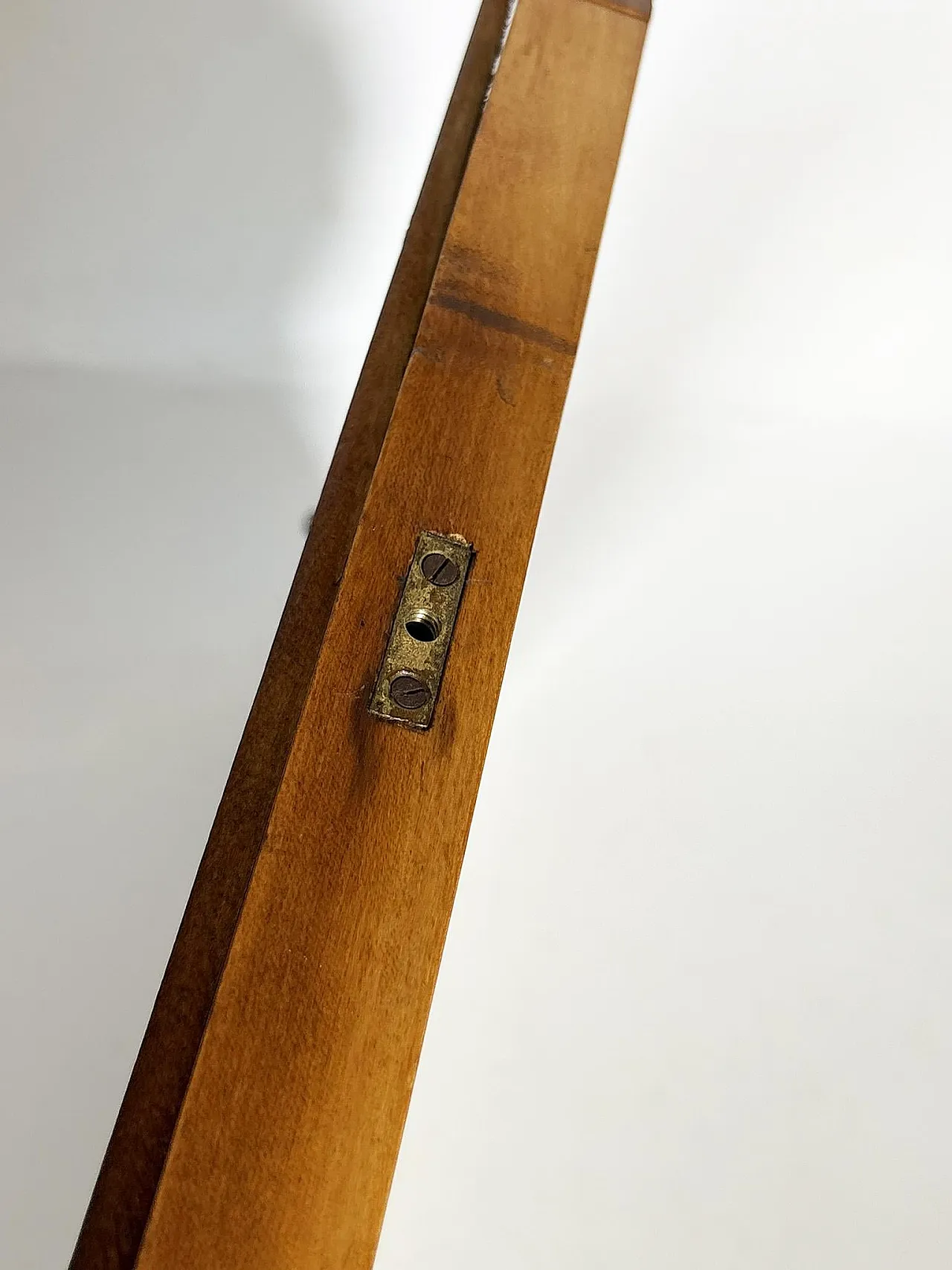 Specchio da tavolo in legno beige, anni '20 14
