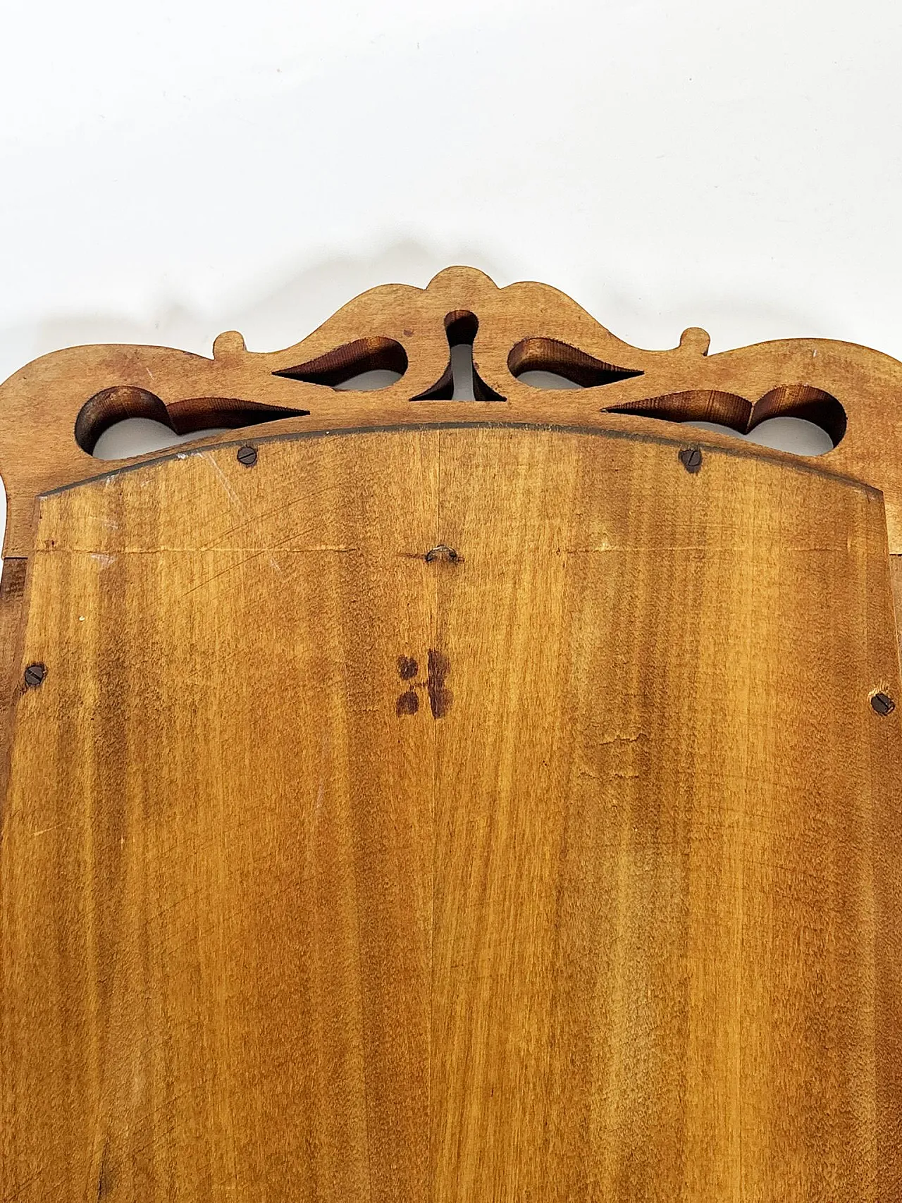 Specchio da tavolo in legno beige, anni '20 15