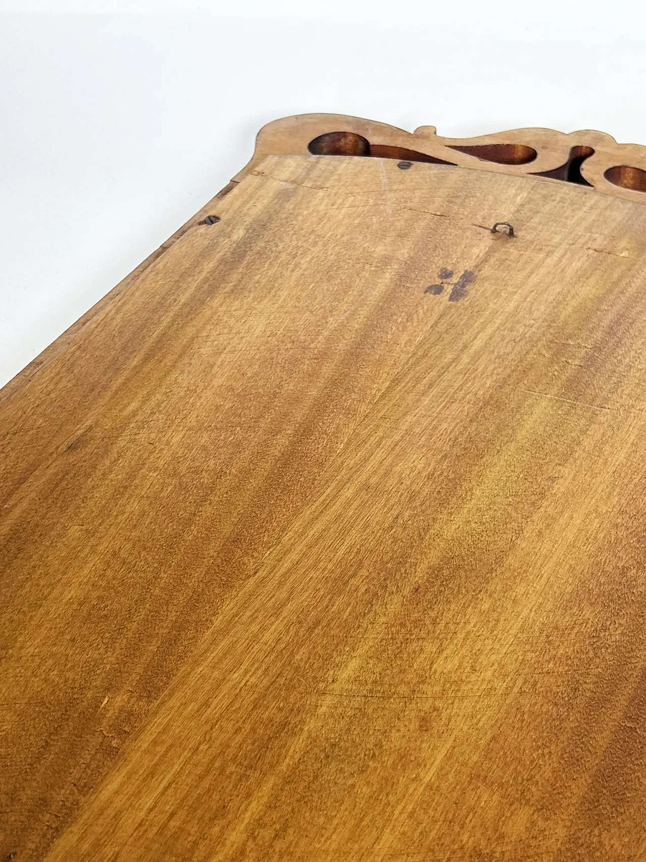 Specchio da tavolo in legno beige, anni '20 16