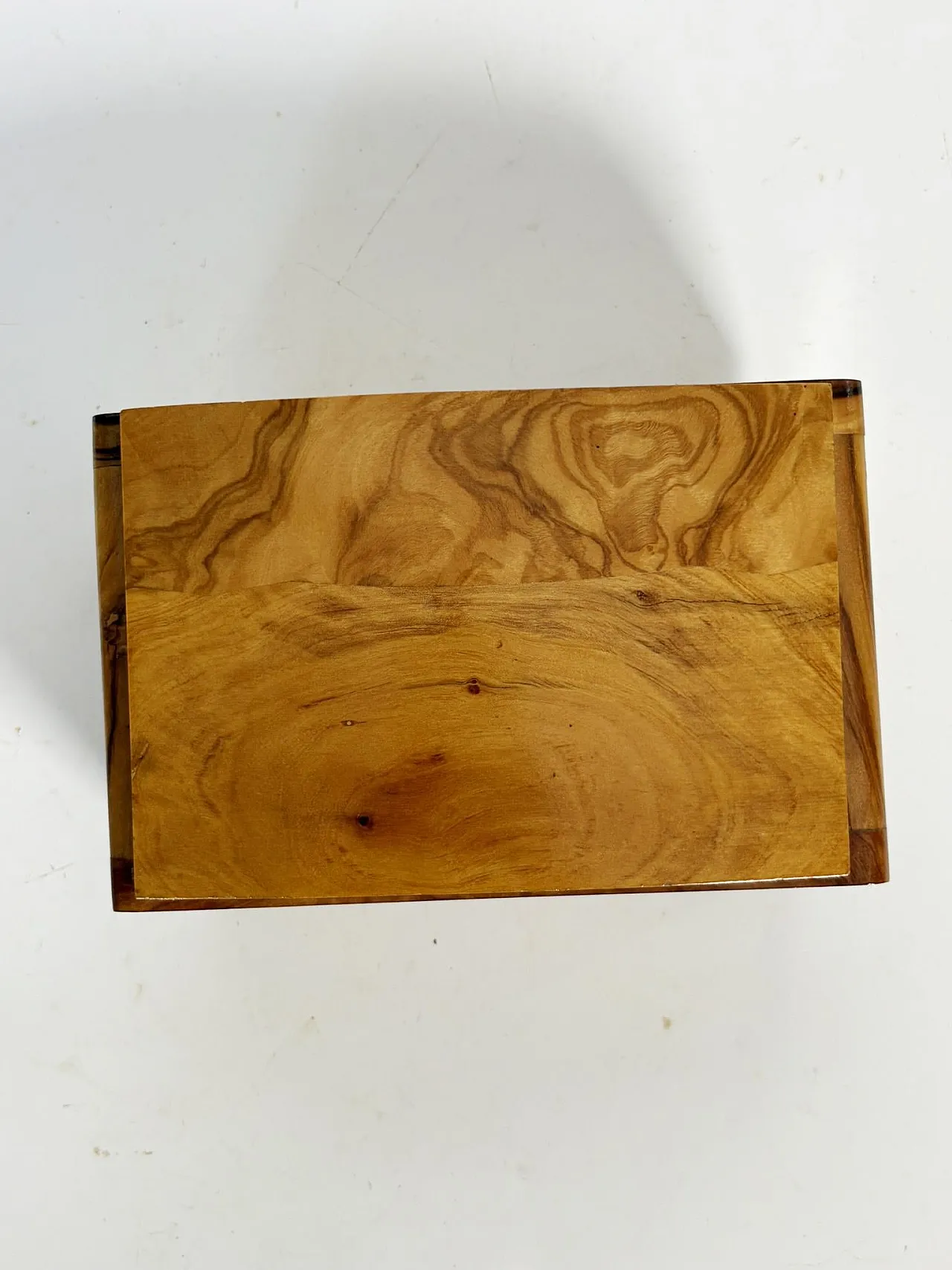 Portasigarette in legno chiaro, anni '30 6