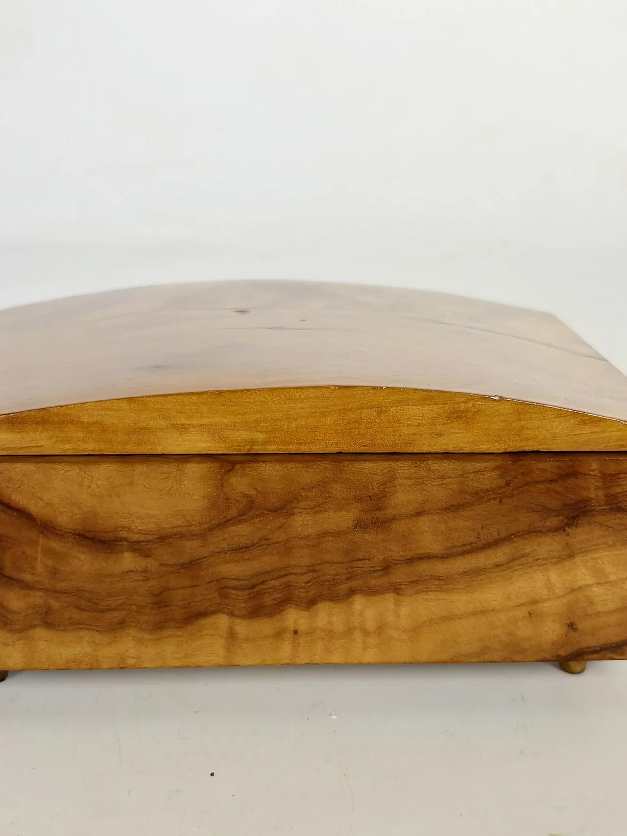 Portasigarette in legno chiaro, anni '30 8
