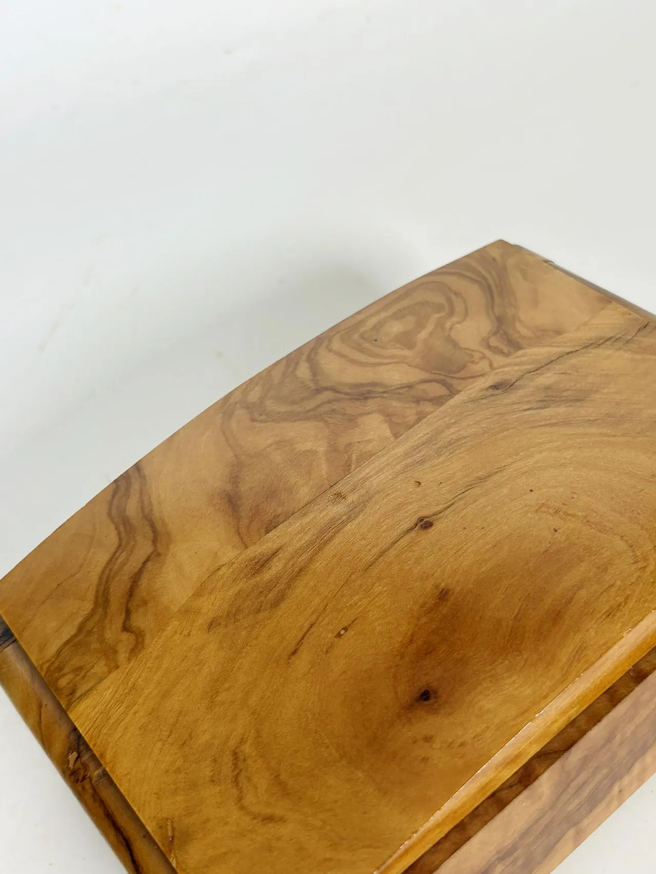 Portasigarette in legno chiaro, anni '30 11