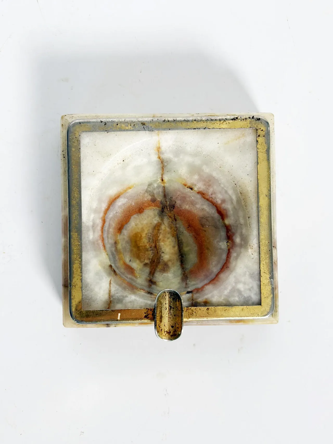 Pair of onyx ashtrays and 1 lighter, 1950s 5