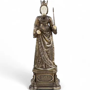 Elisabetta di Borgogna di Kurz J. & Co, figura di gabinetto, fine '800