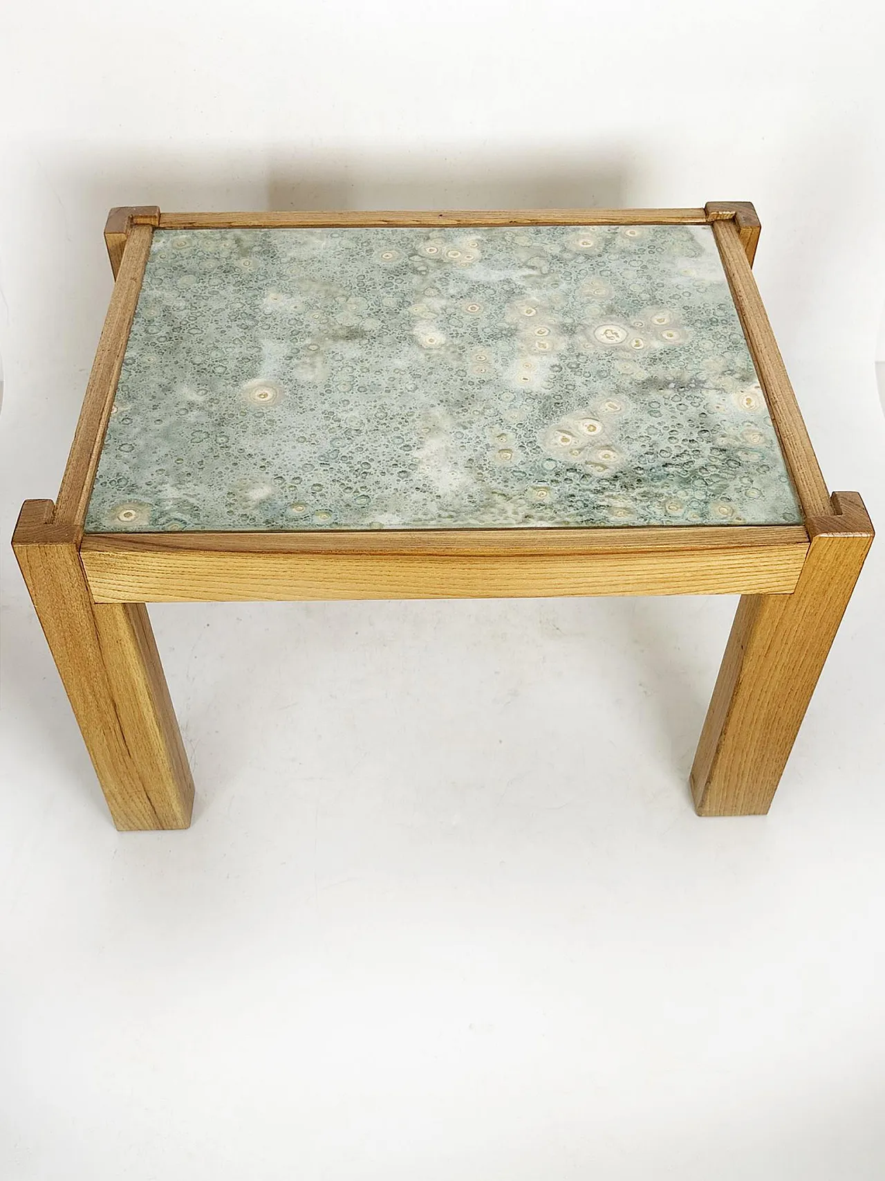 Tavolo scandinavo in legno e ceramica, anni '70 3