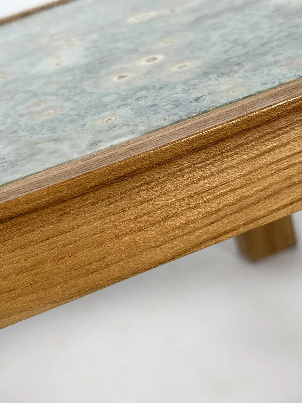Tavolo scandinavo in legno e ceramica, anni '70 8