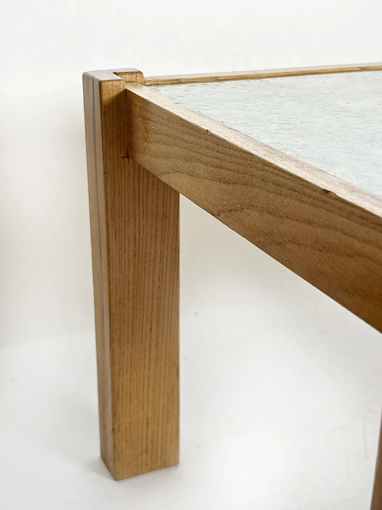 Tavolo scandinavo in legno e ceramica, anni '70 10