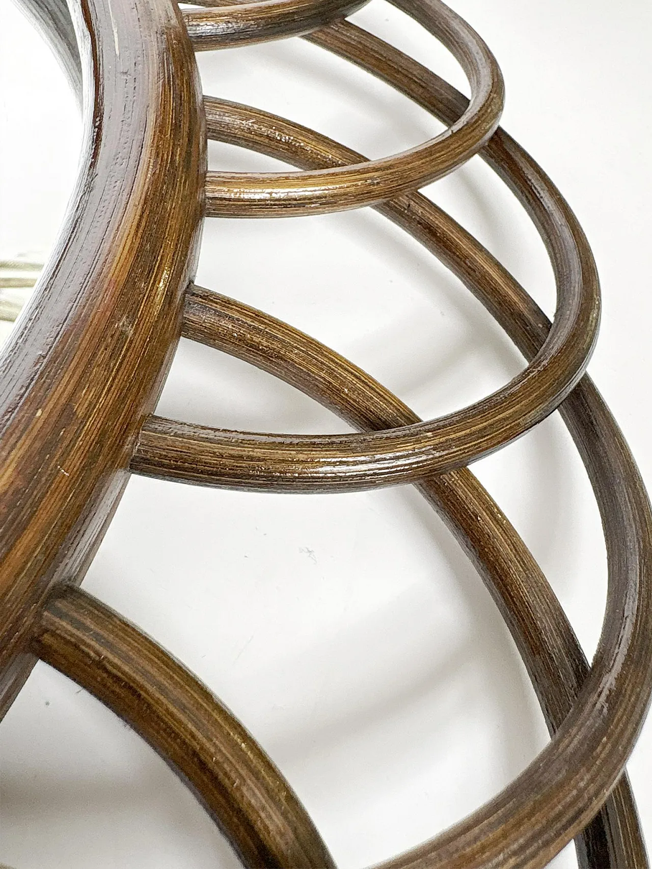 Specchio di legno, anni '60 4