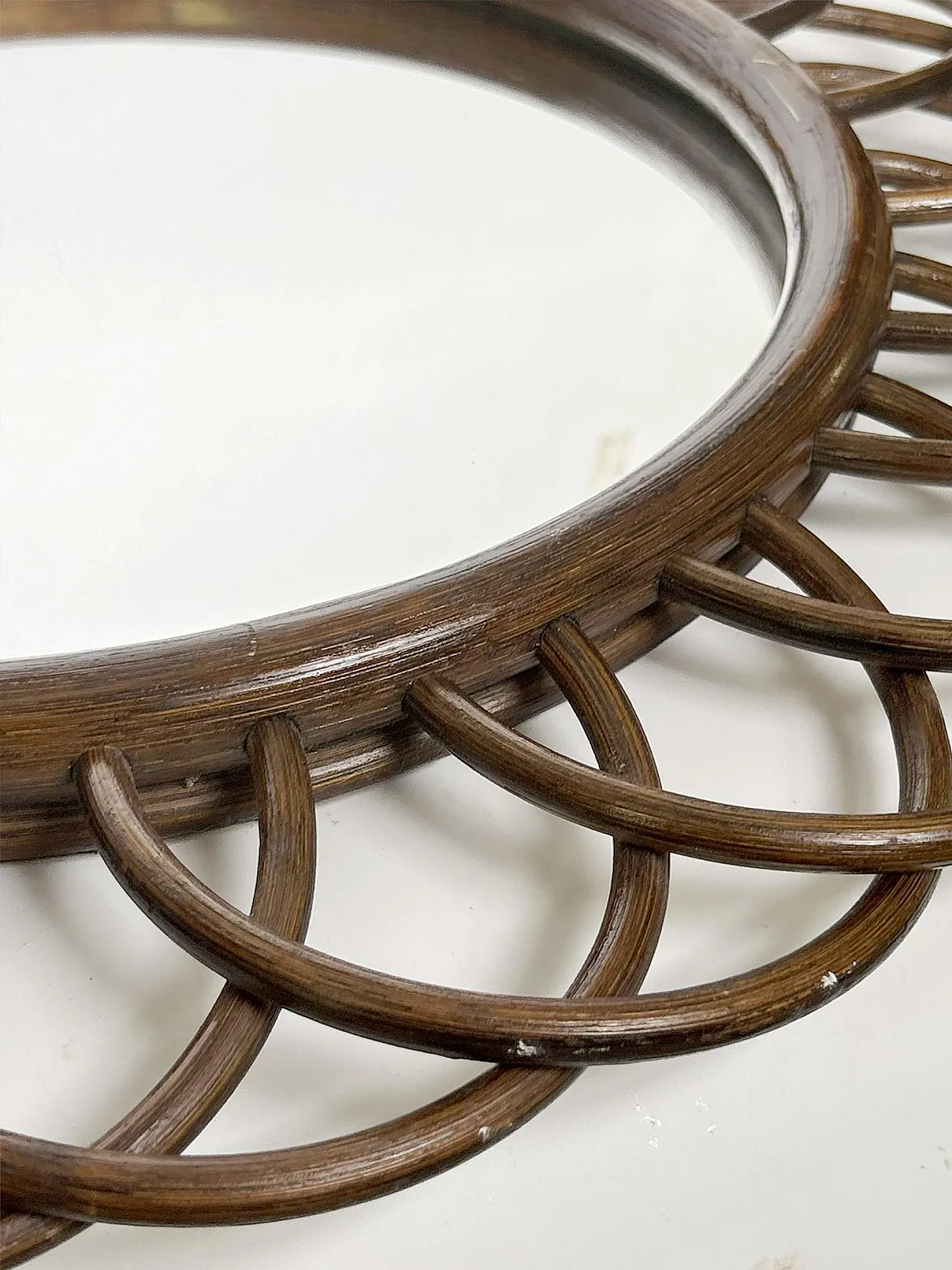 Specchio di legno, anni '60 5