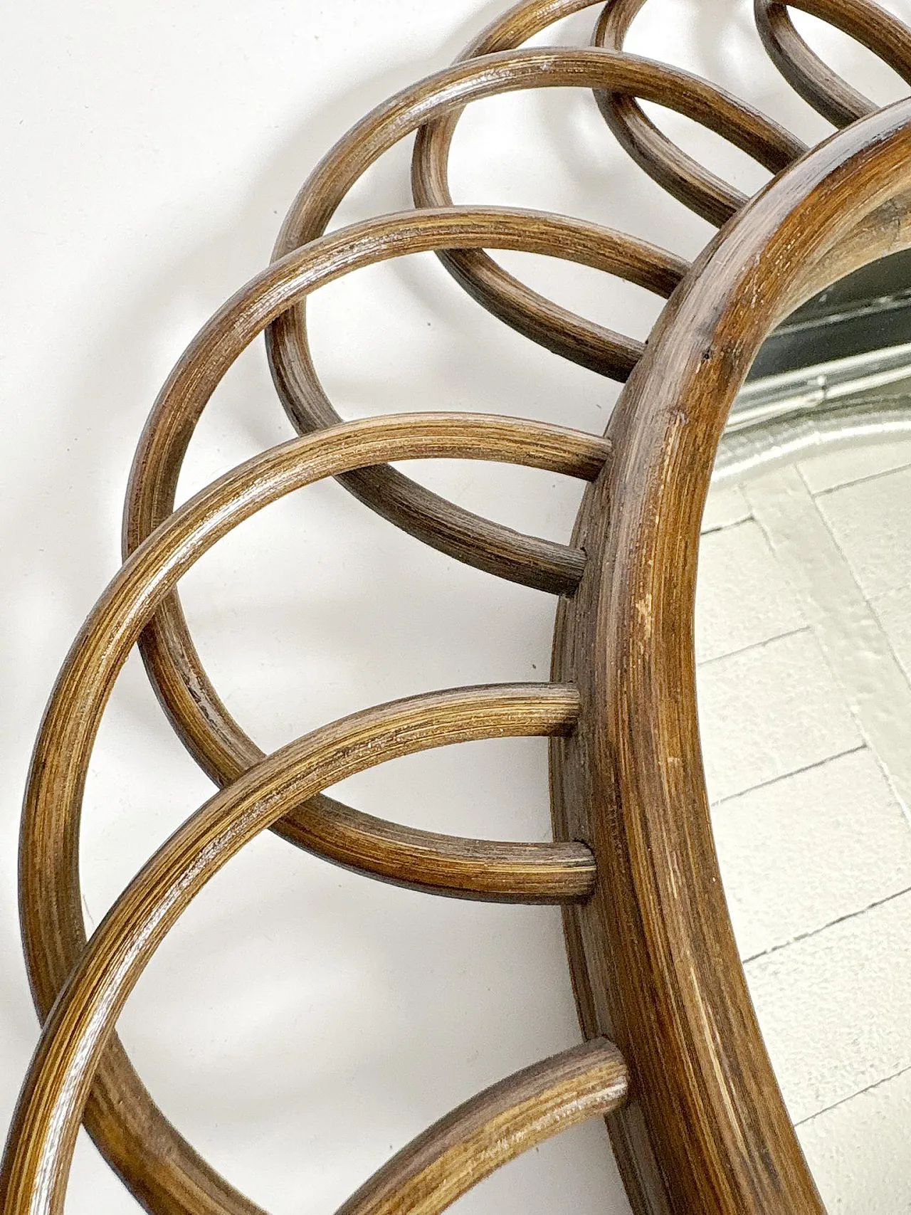 Specchio di legno, anni '60 7