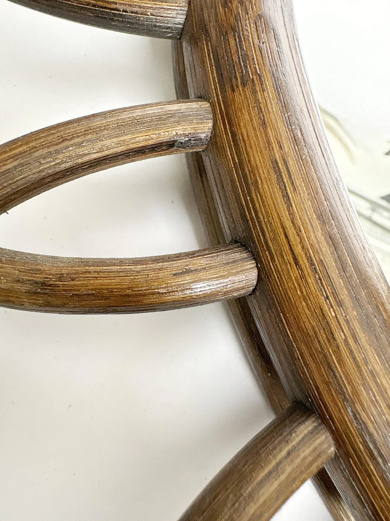 Specchio di legno, anni '60 8