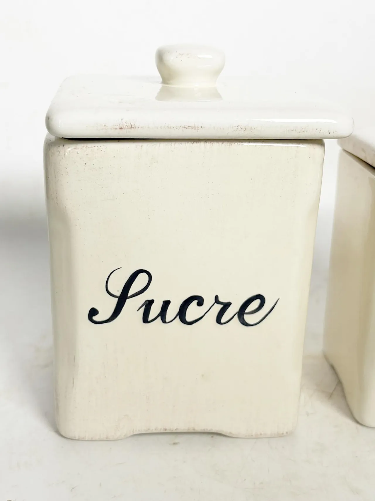 4 scatole per spezie in ceramica, anni '60 3