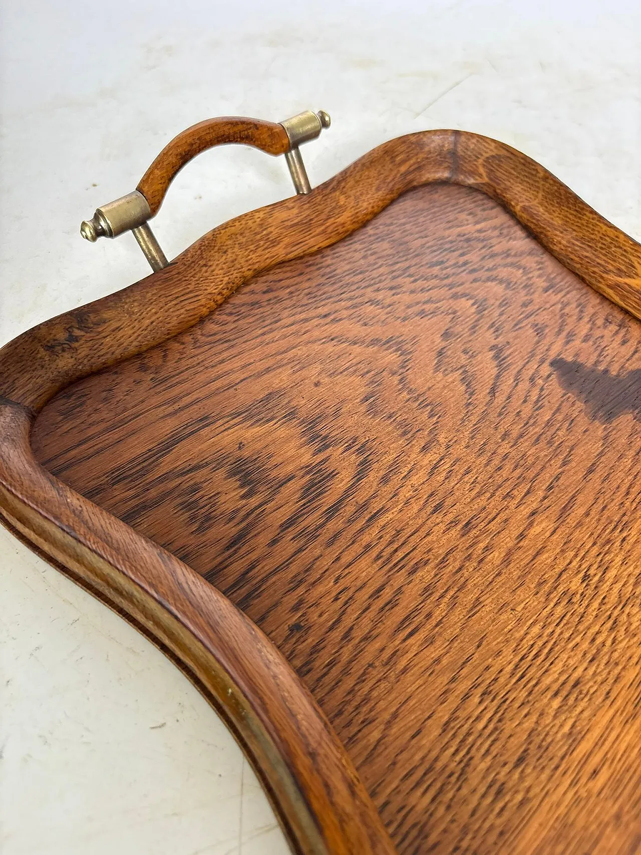 Paletta in legno e ottone, anni '30 5