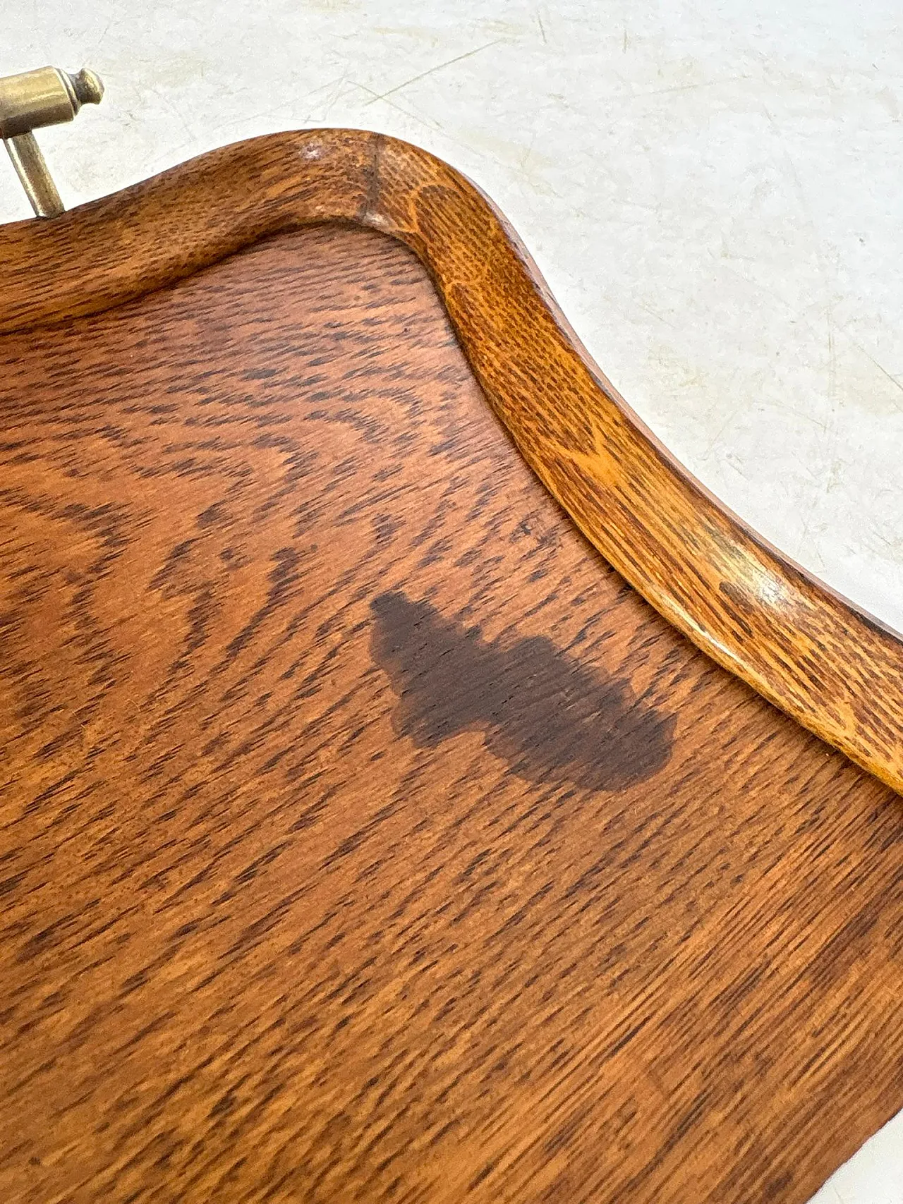 Paletta in legno e ottone, anni '30 6