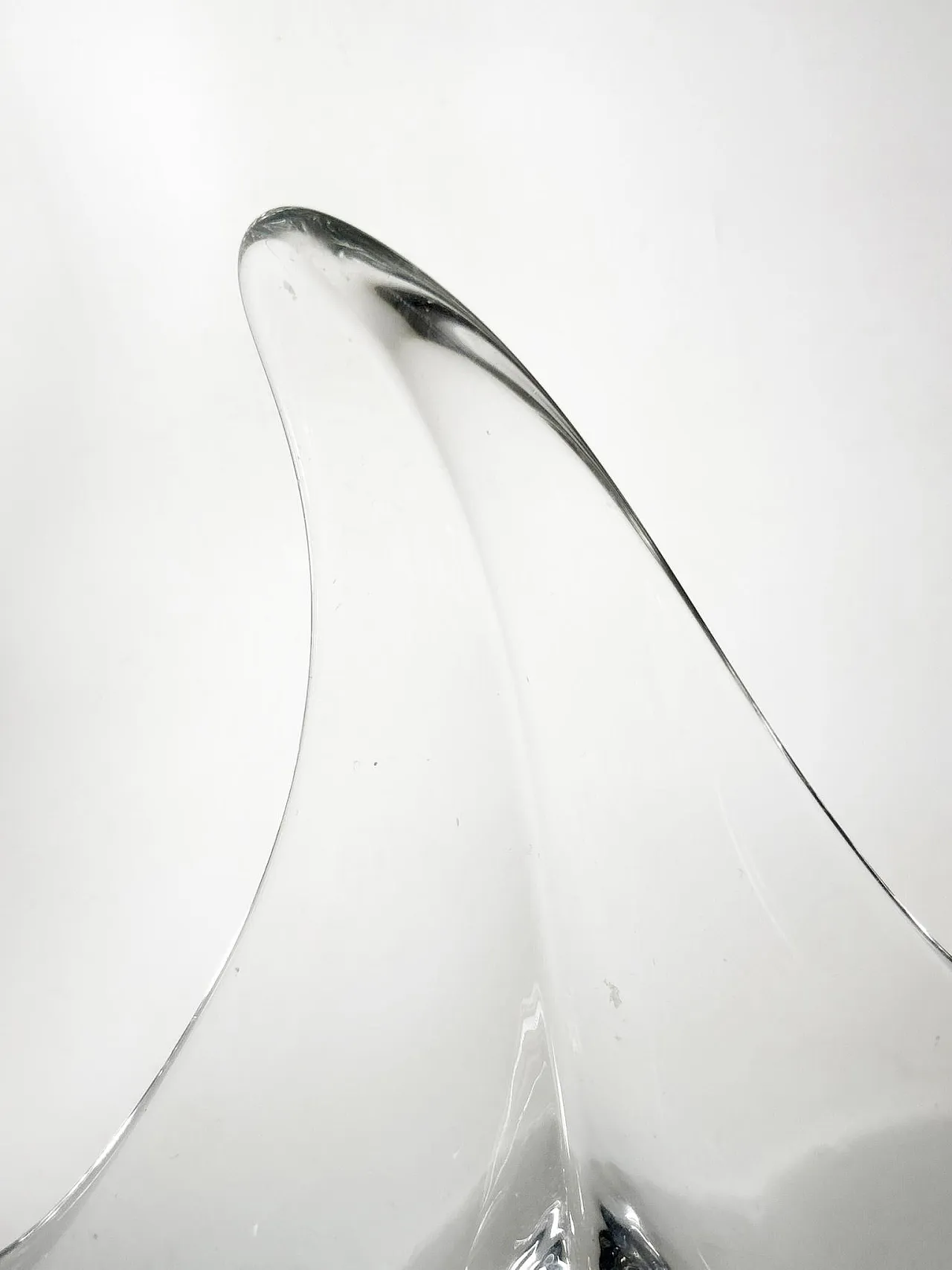 Crystal Vide poche in the shape of a flower, 1970s 5