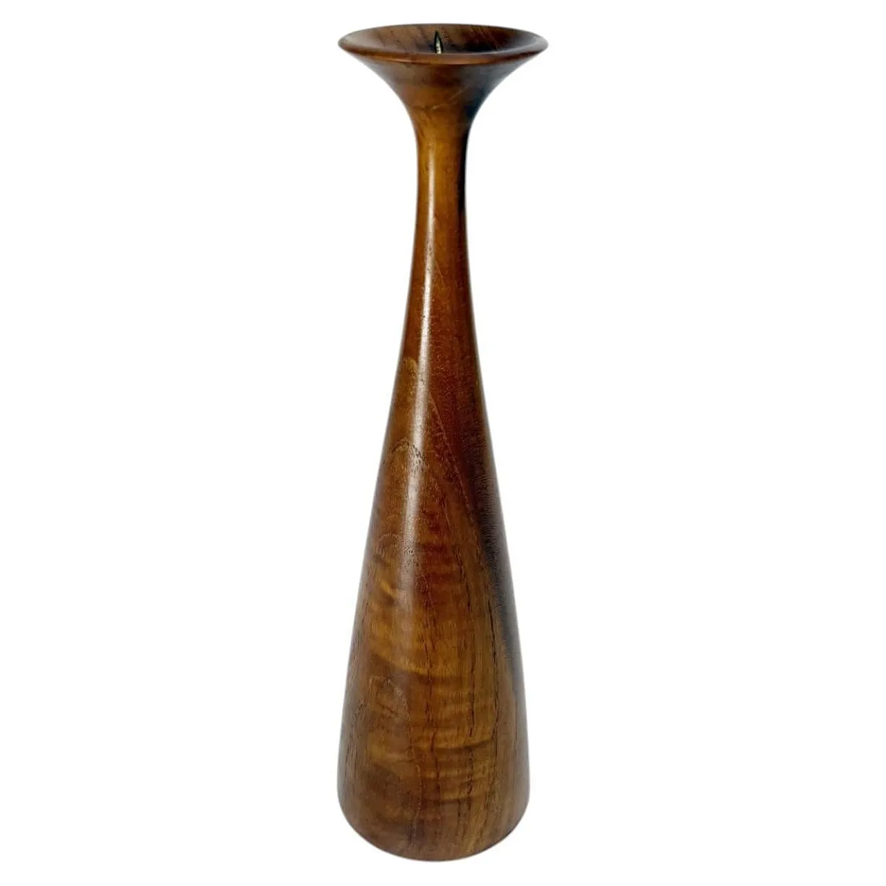 Candeliere in legno di teak, anni '60 1
