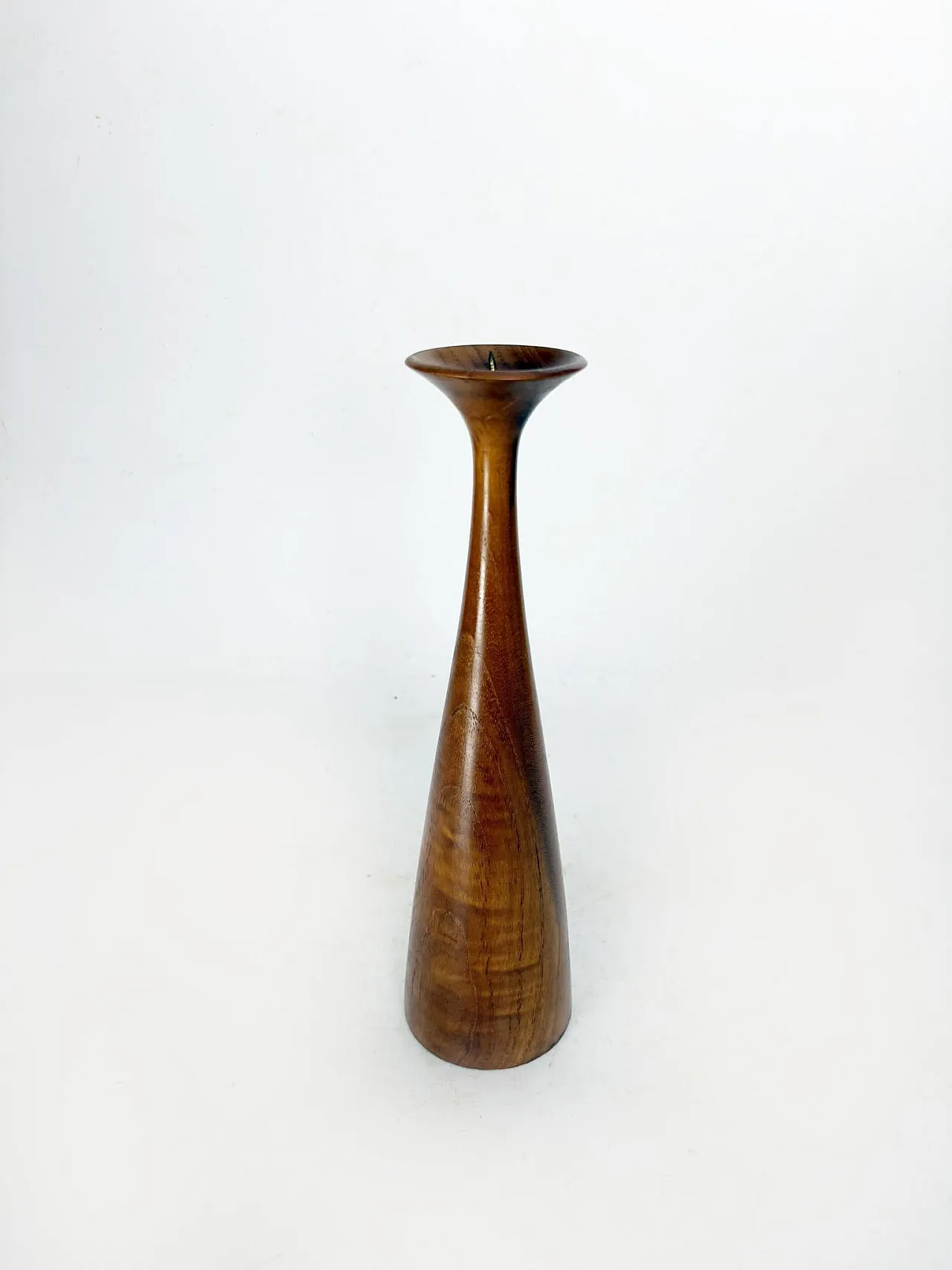 Candeliere in legno di teak, anni '60 2