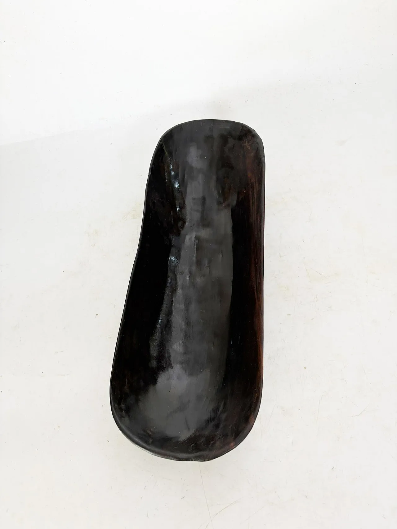 Cesto di frutta in legno con patina antica, anni '60 4