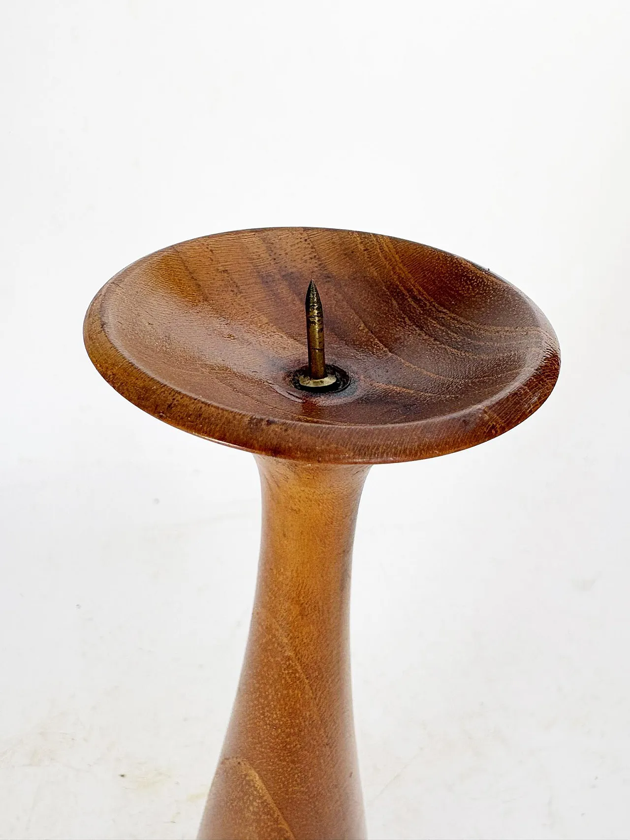 Candeliere in legno di teak, anni '60 5