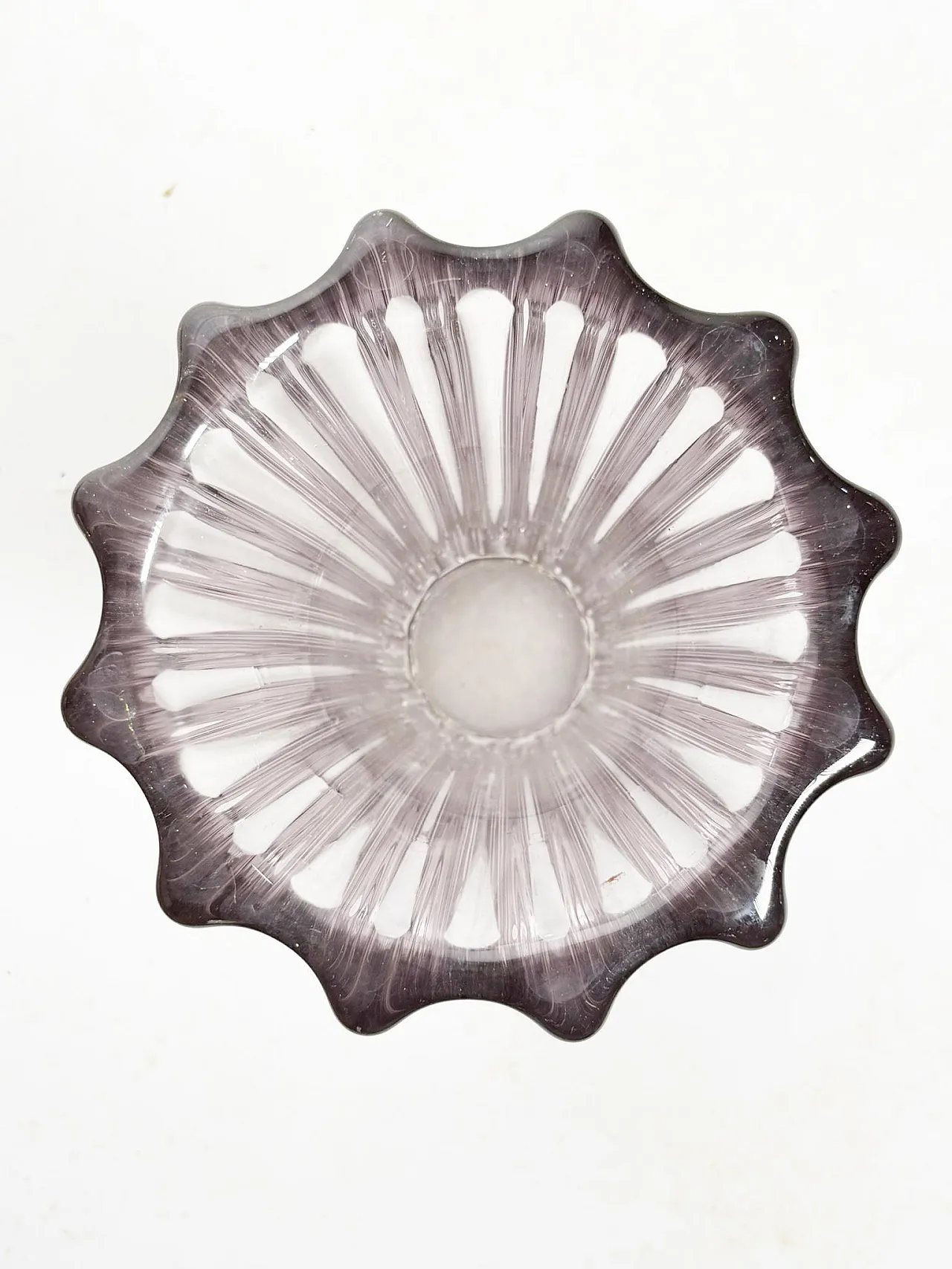 Vaso in cristallo di Pierre D'Avesn, anni '70 6