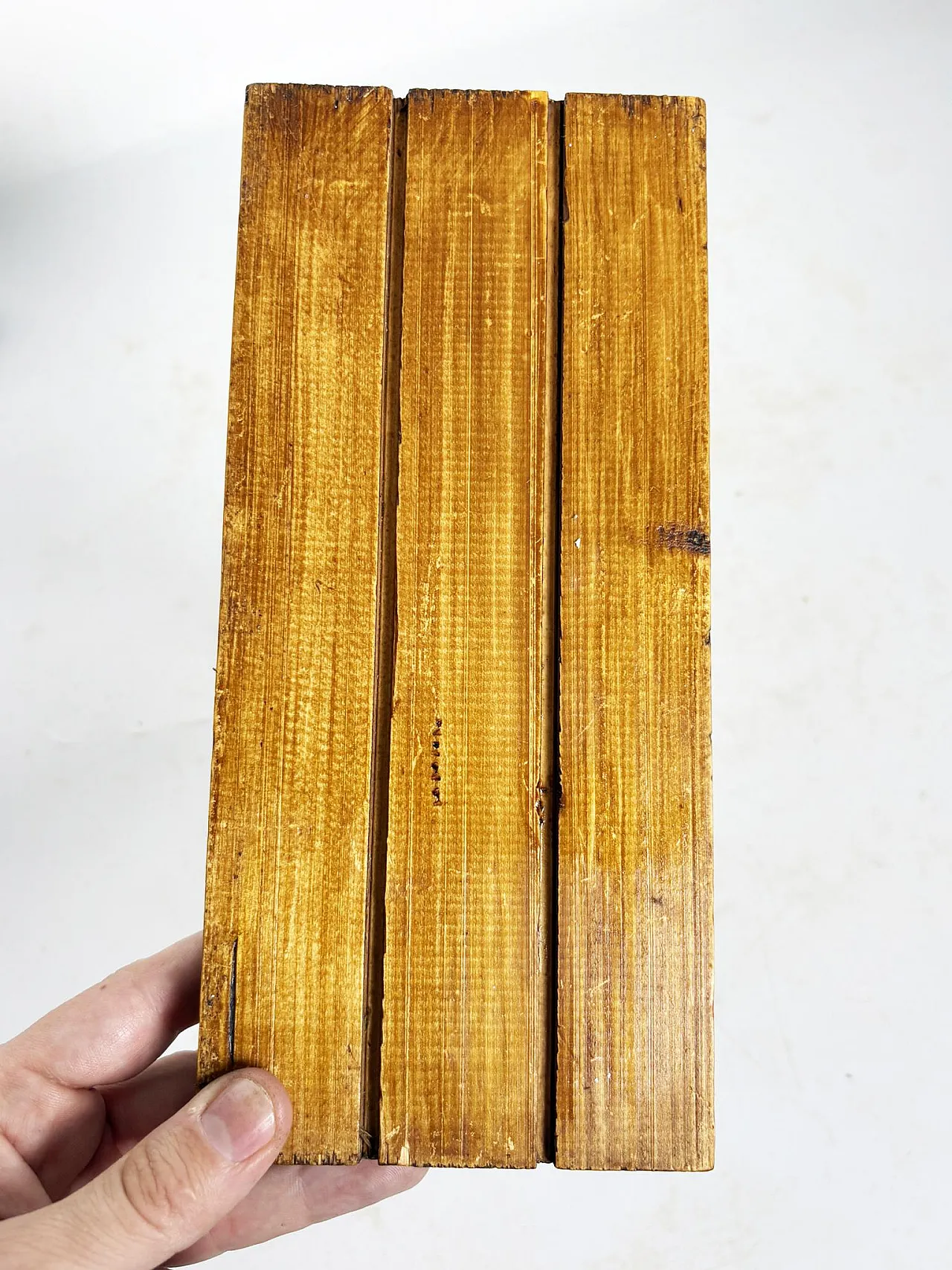 Portabottiglie per olio e aceto in legno, anni '50 9