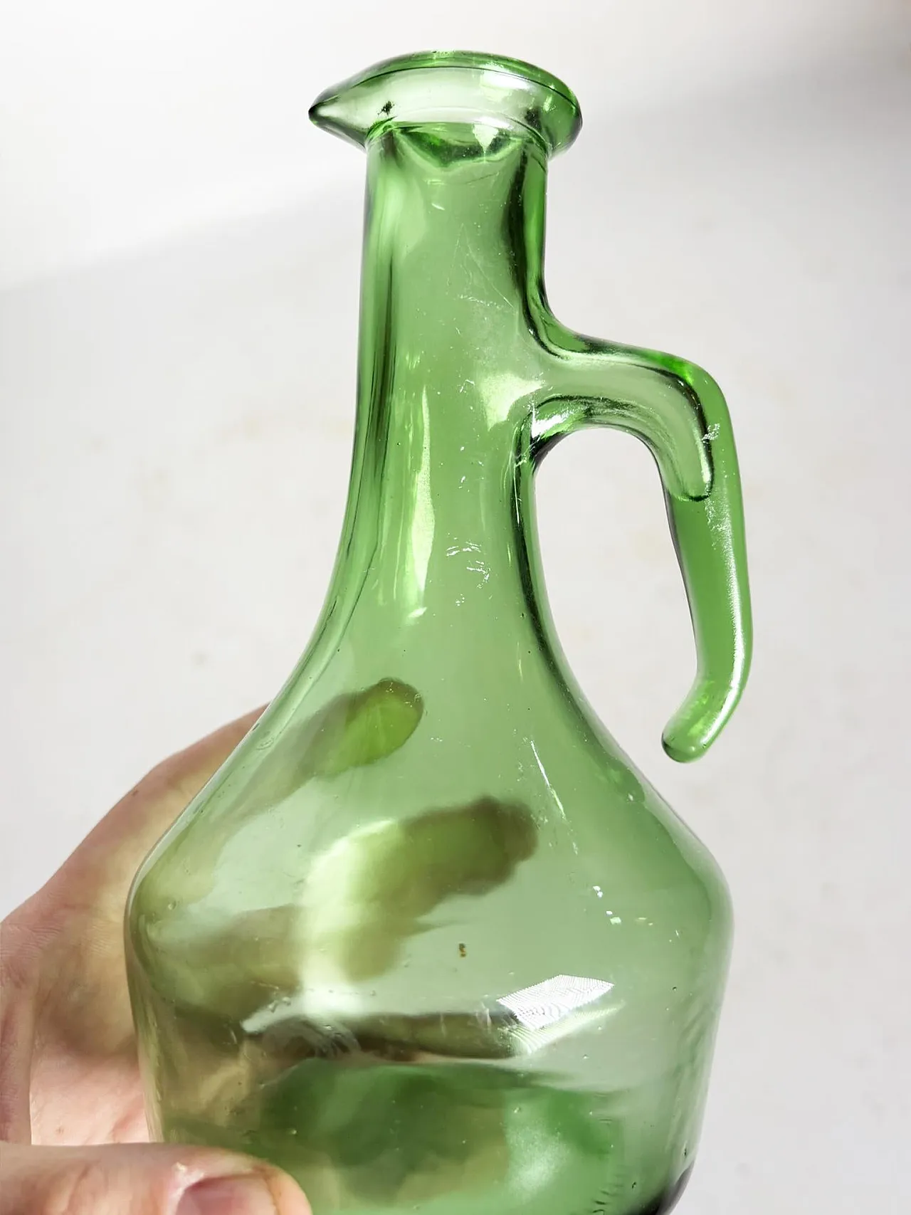 Portabottiglie per olio e aceto in legno, anni '50 10