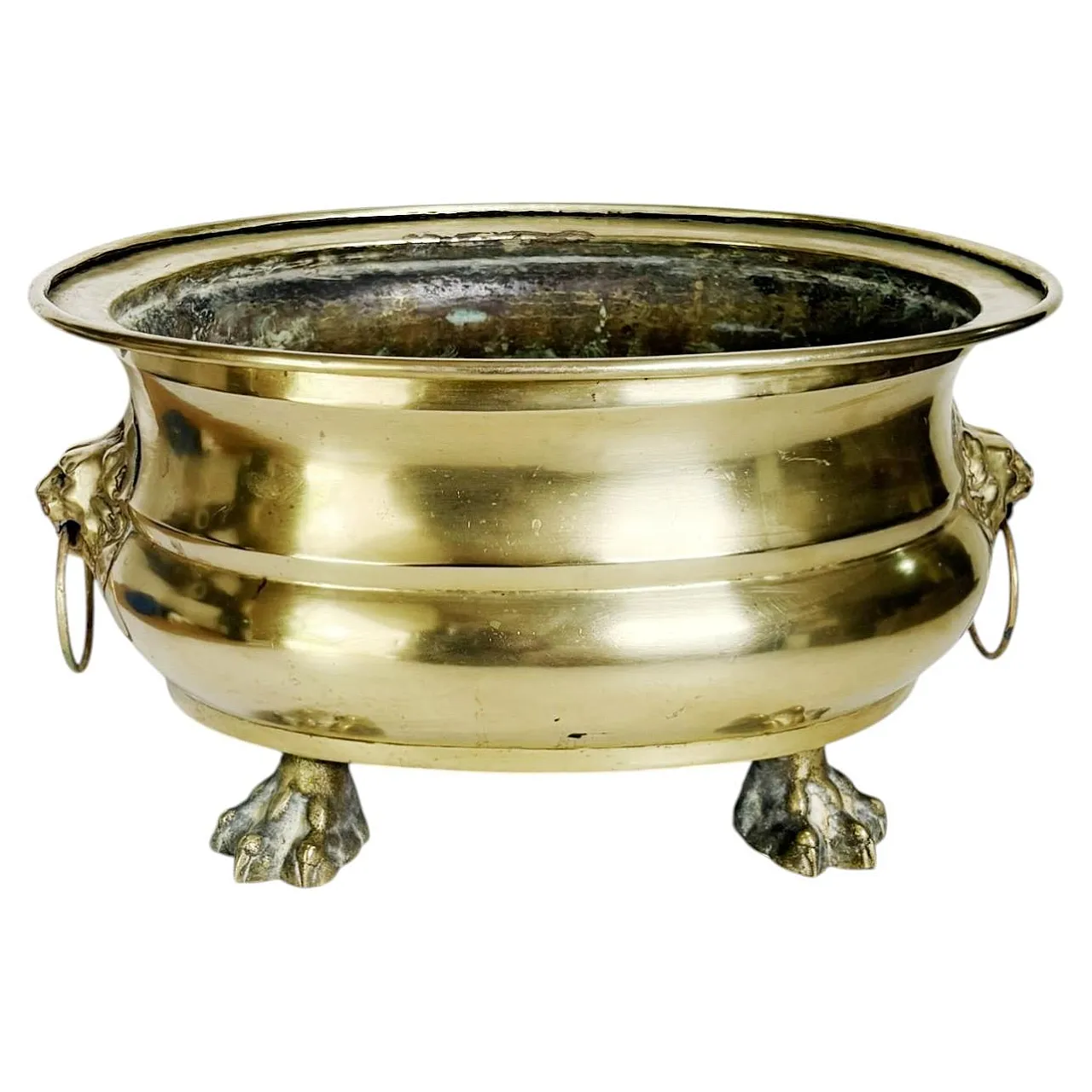 Champagne cooler or plant stand in brass, 1950s 2