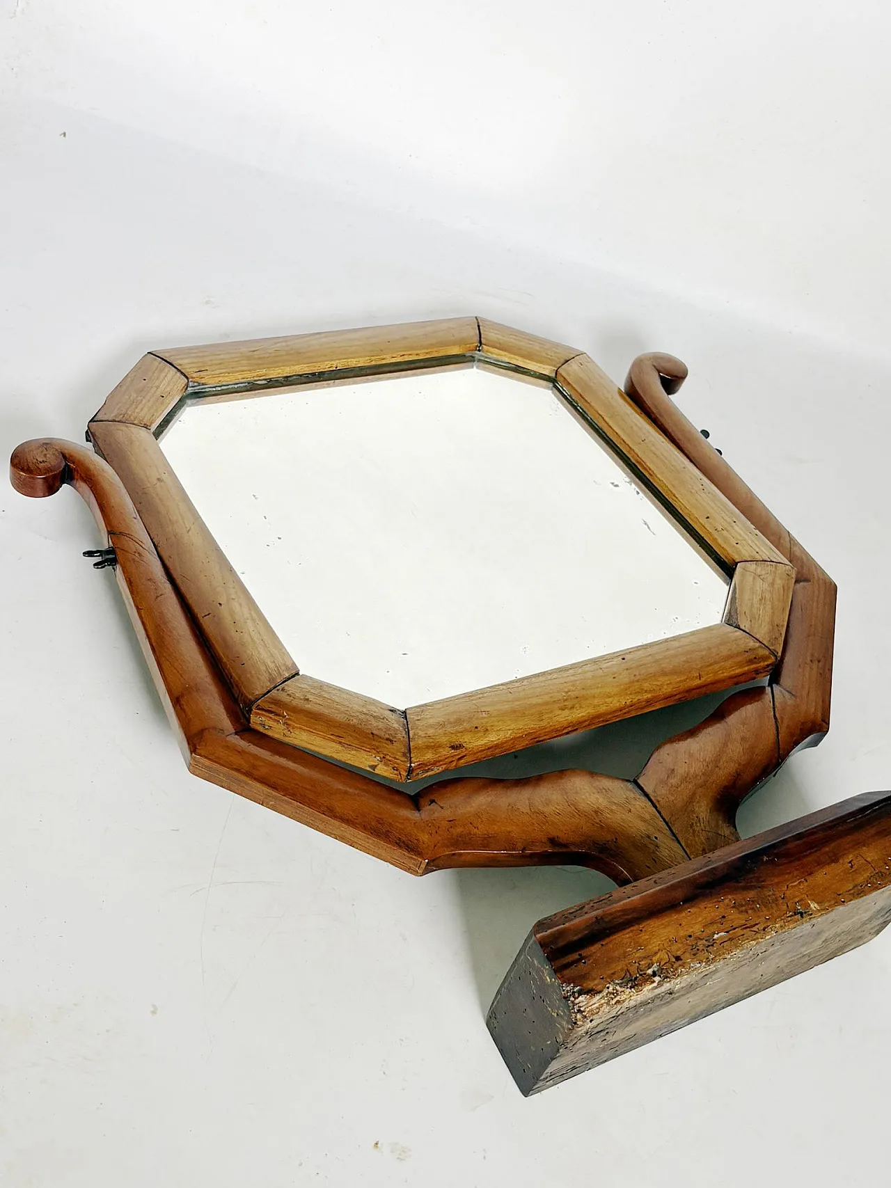 Specchio di legno, anni '50 2