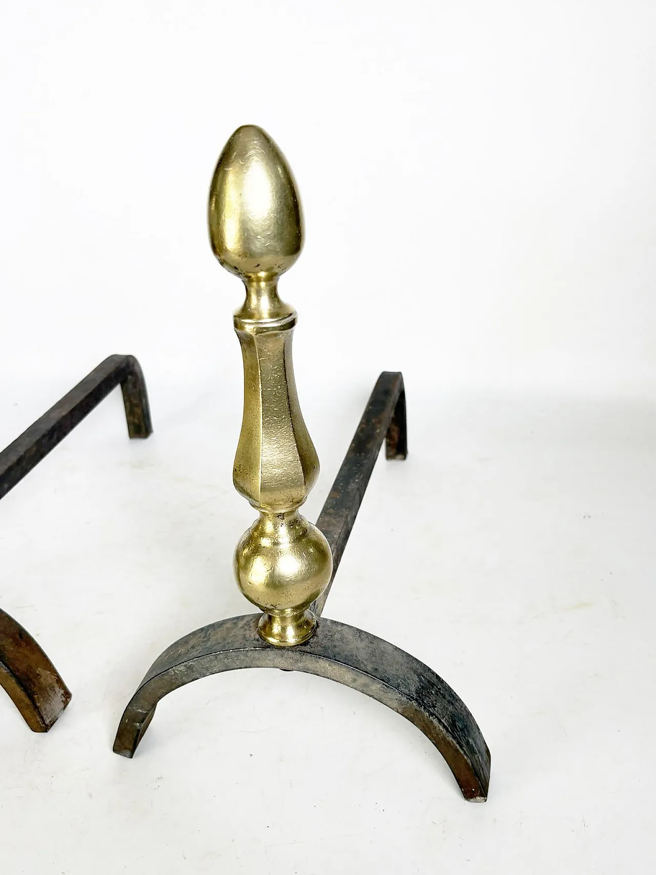 Coppia di androni con terminali in ottone, anni '30 10