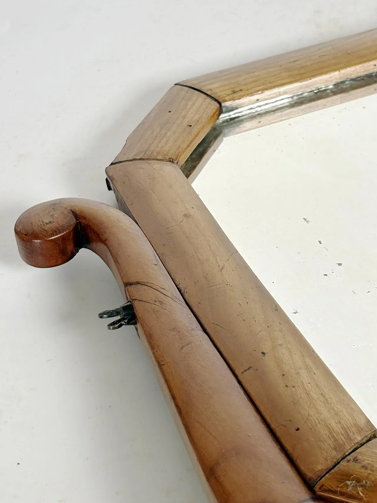Specchio di legno, anni '50 9
