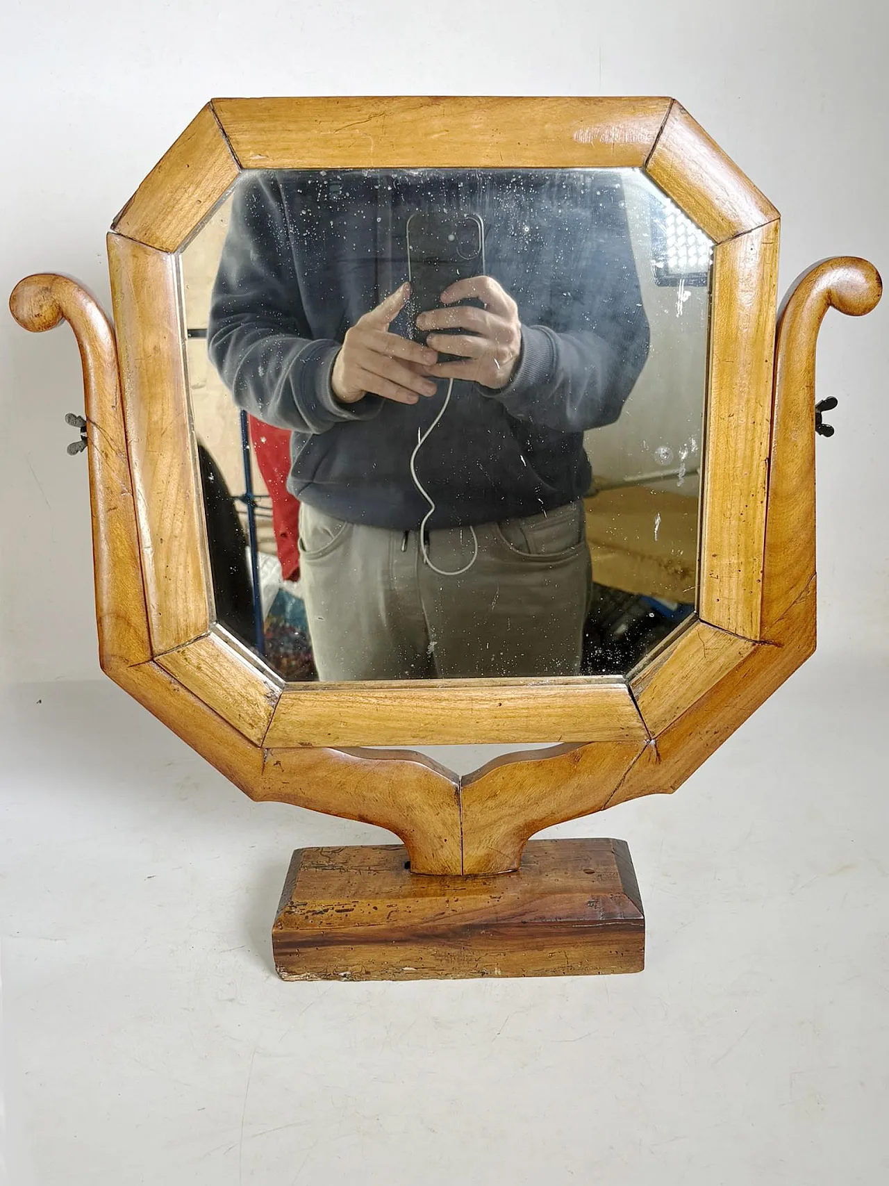 Specchio di legno, anni '50 13