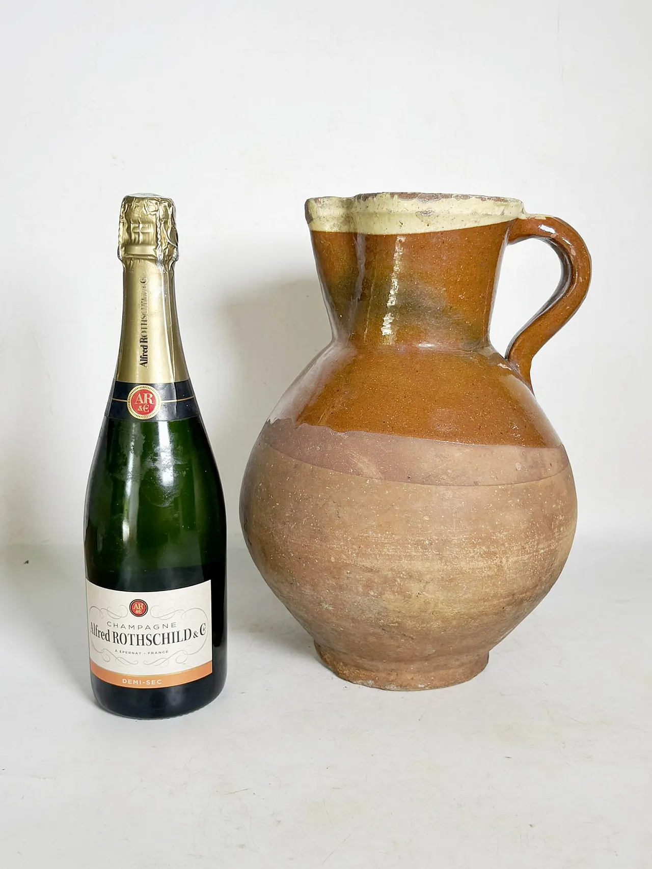 Vaso in ceramica smaltata, anni '60 3