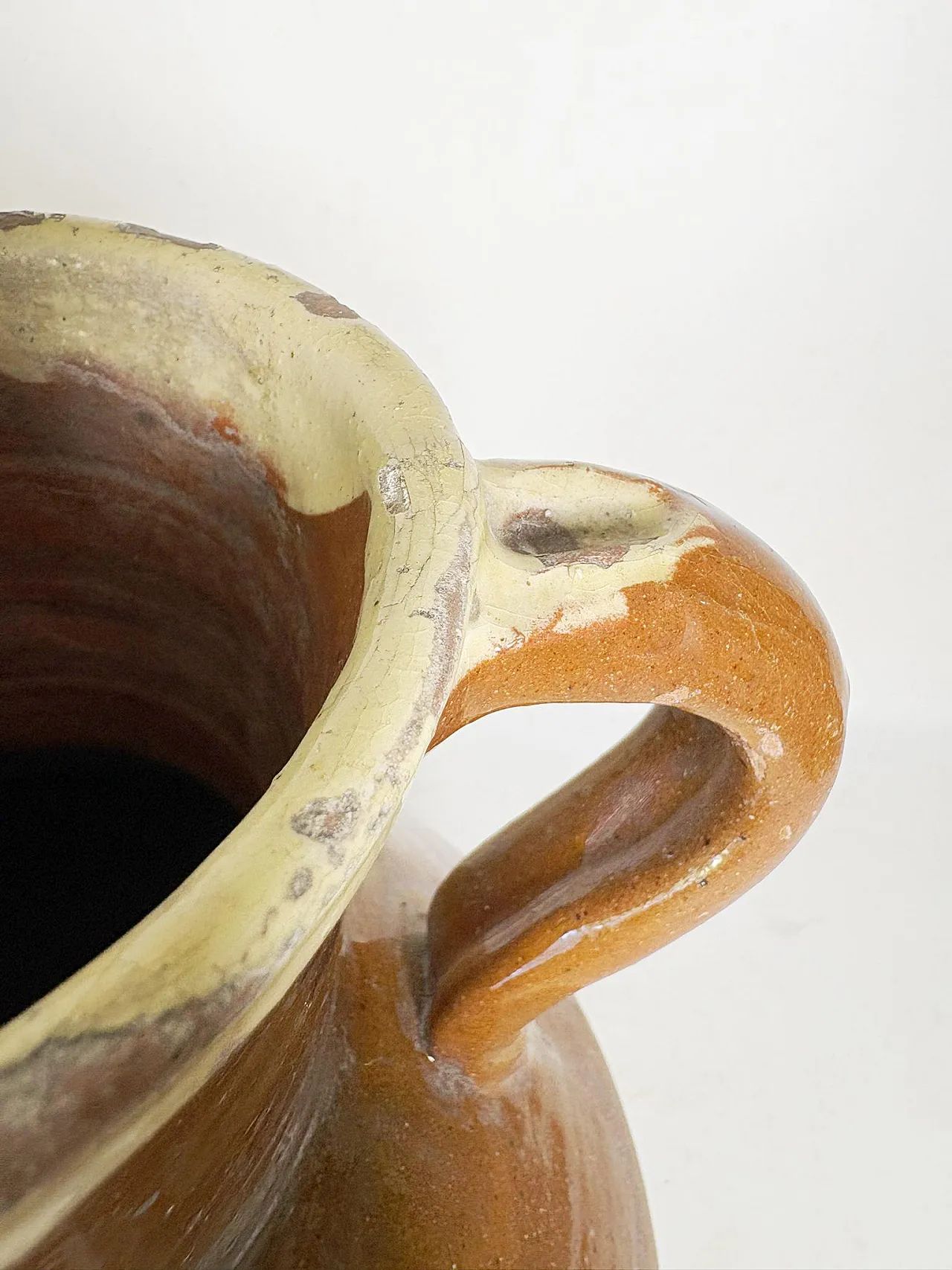 Vaso in ceramica smaltata, anni '60 13
