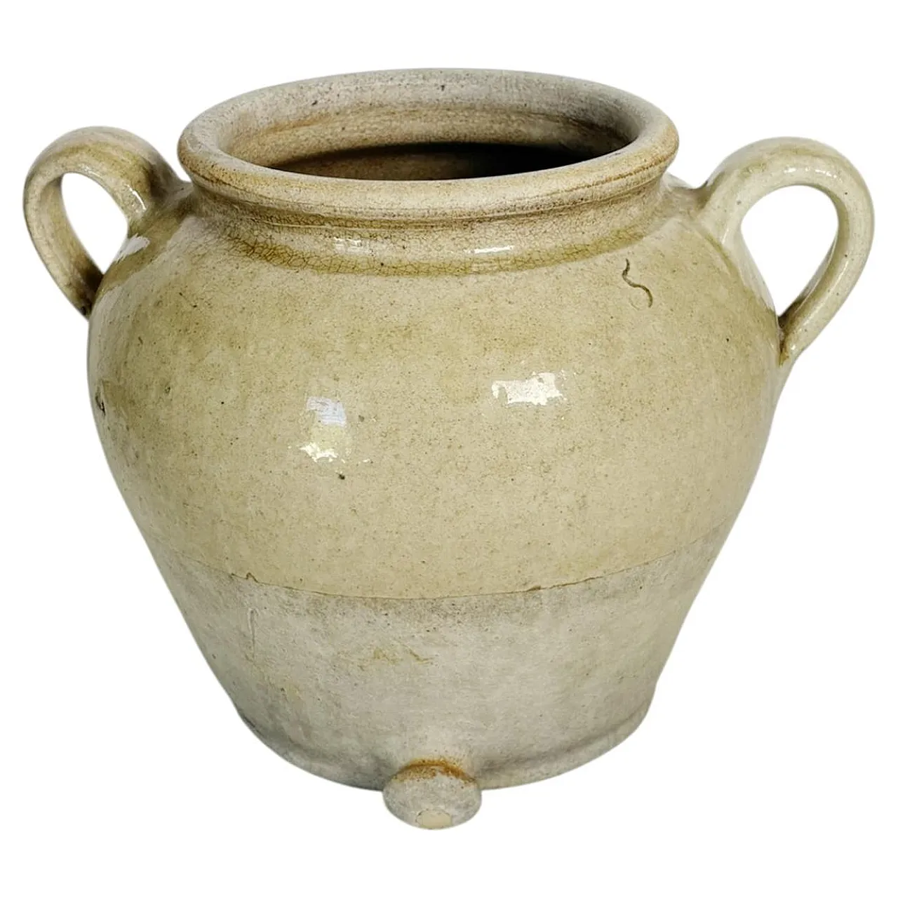 Vaso in terracotta smaltata, anni '60 1