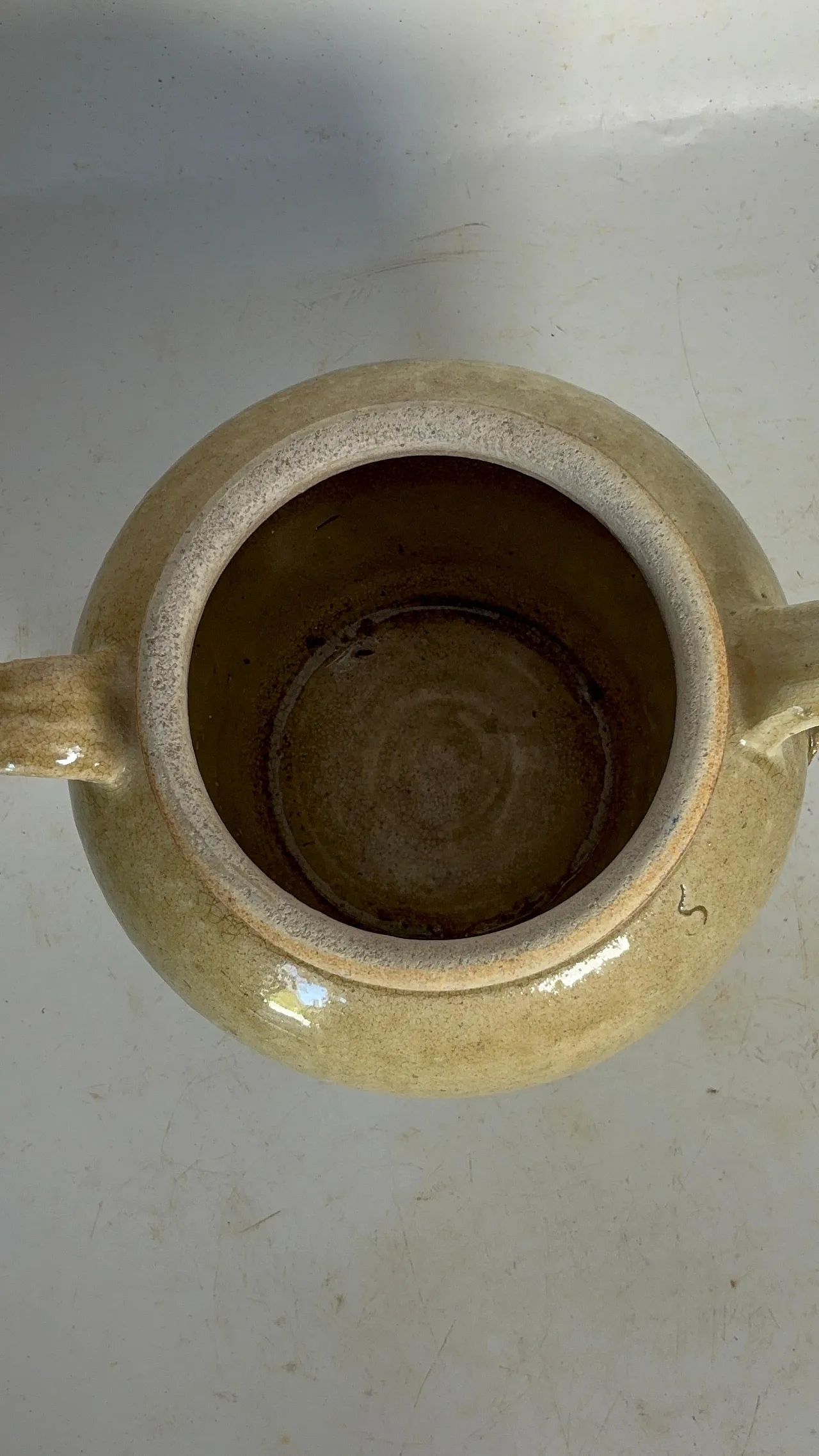 Vaso in terracotta smaltata, anni '60 3