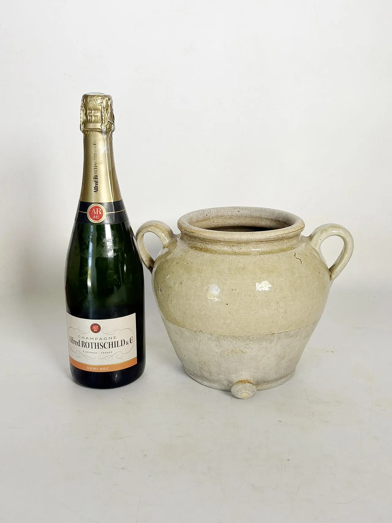 Vaso in terracotta smaltata, anni '60 5