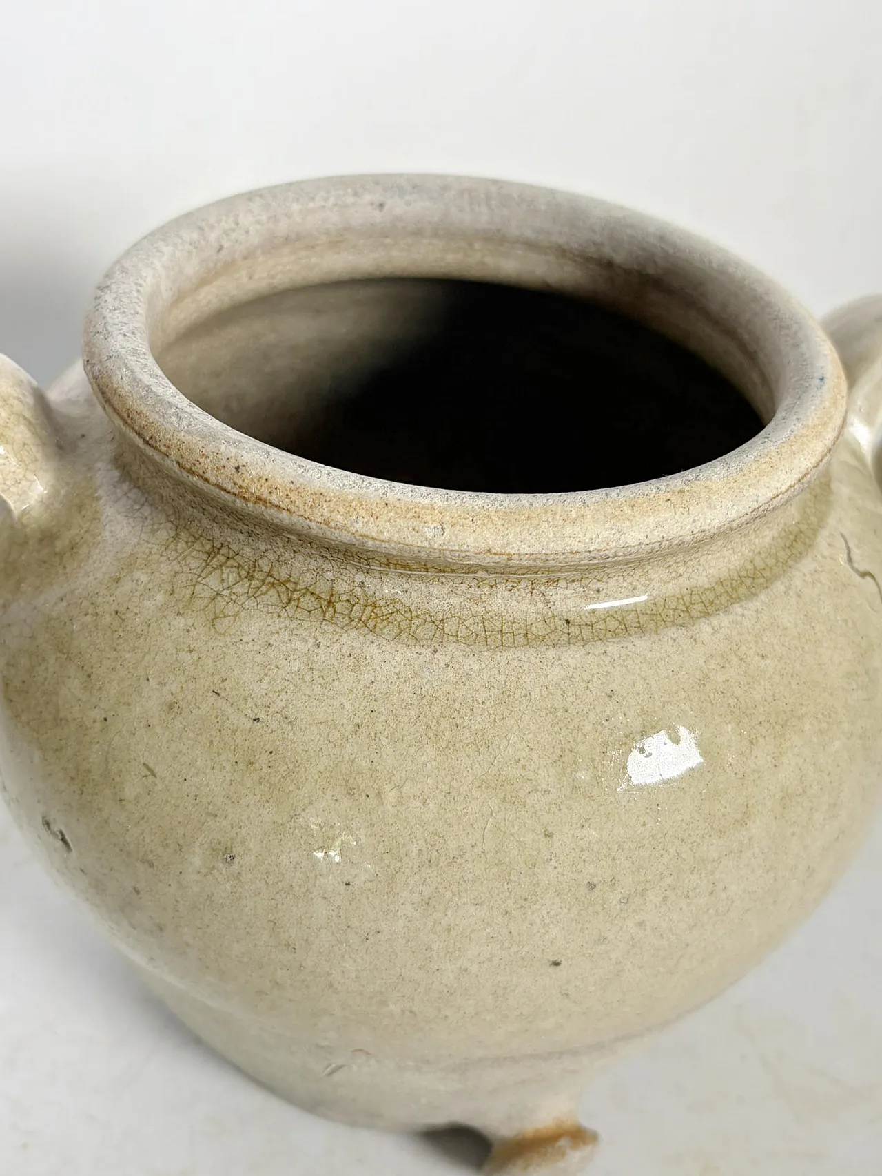 Vaso in terracotta smaltata, anni '60 6