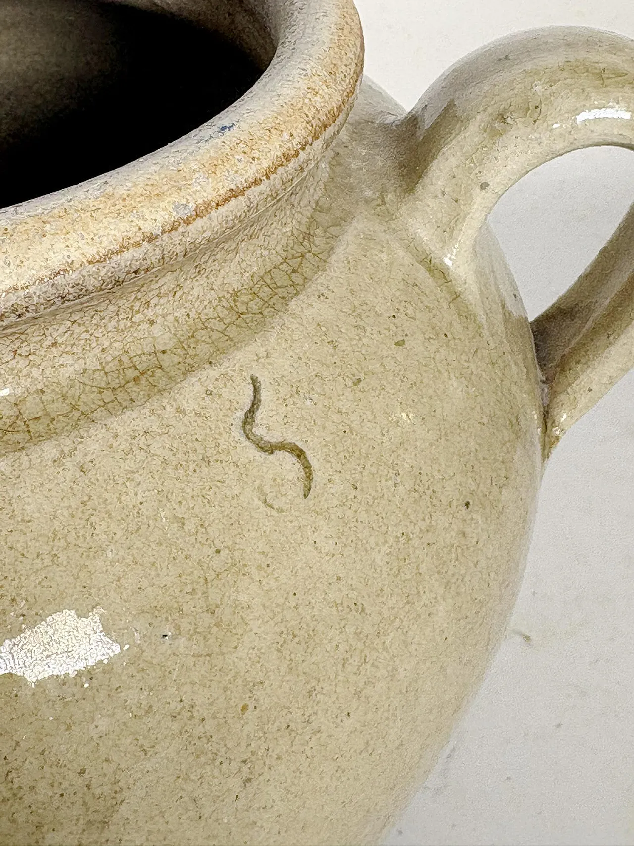 Vaso in terracotta smaltata, anni '60 7