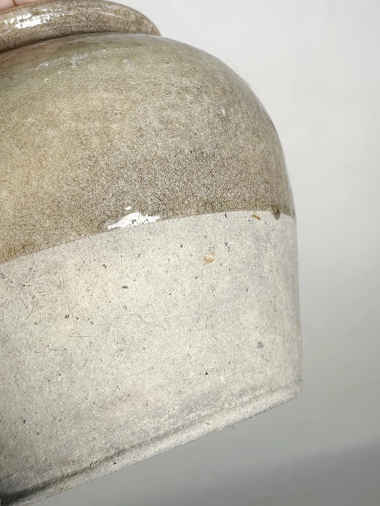 Vaso in terracotta smaltata, anni '60 8
