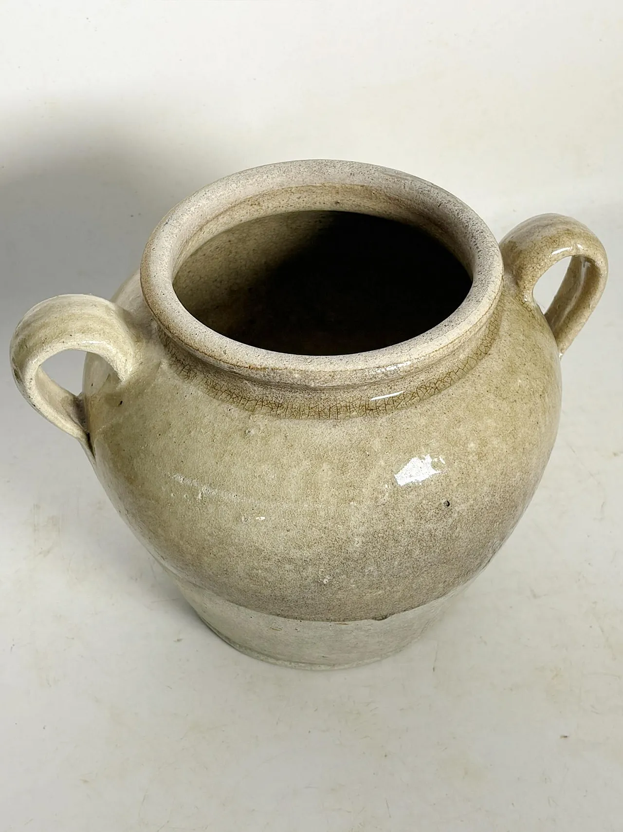 Vaso in terracotta smaltata, anni '60 15
