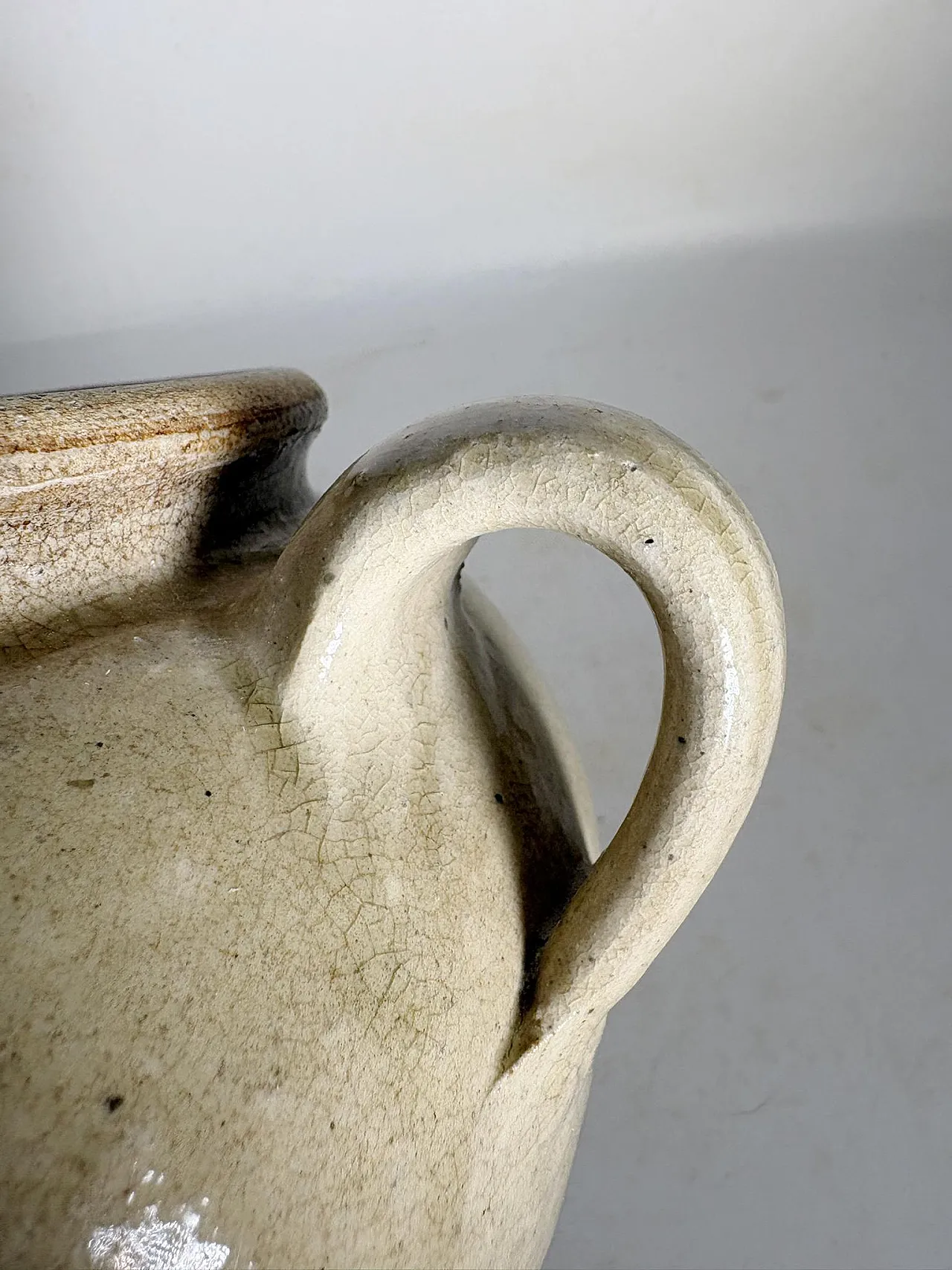 Vaso in terracotta smaltata, anni '60 16