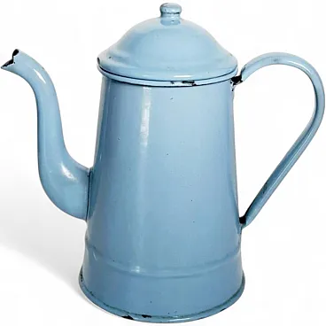 Caffettiera in ferro smaltato, anni ’60