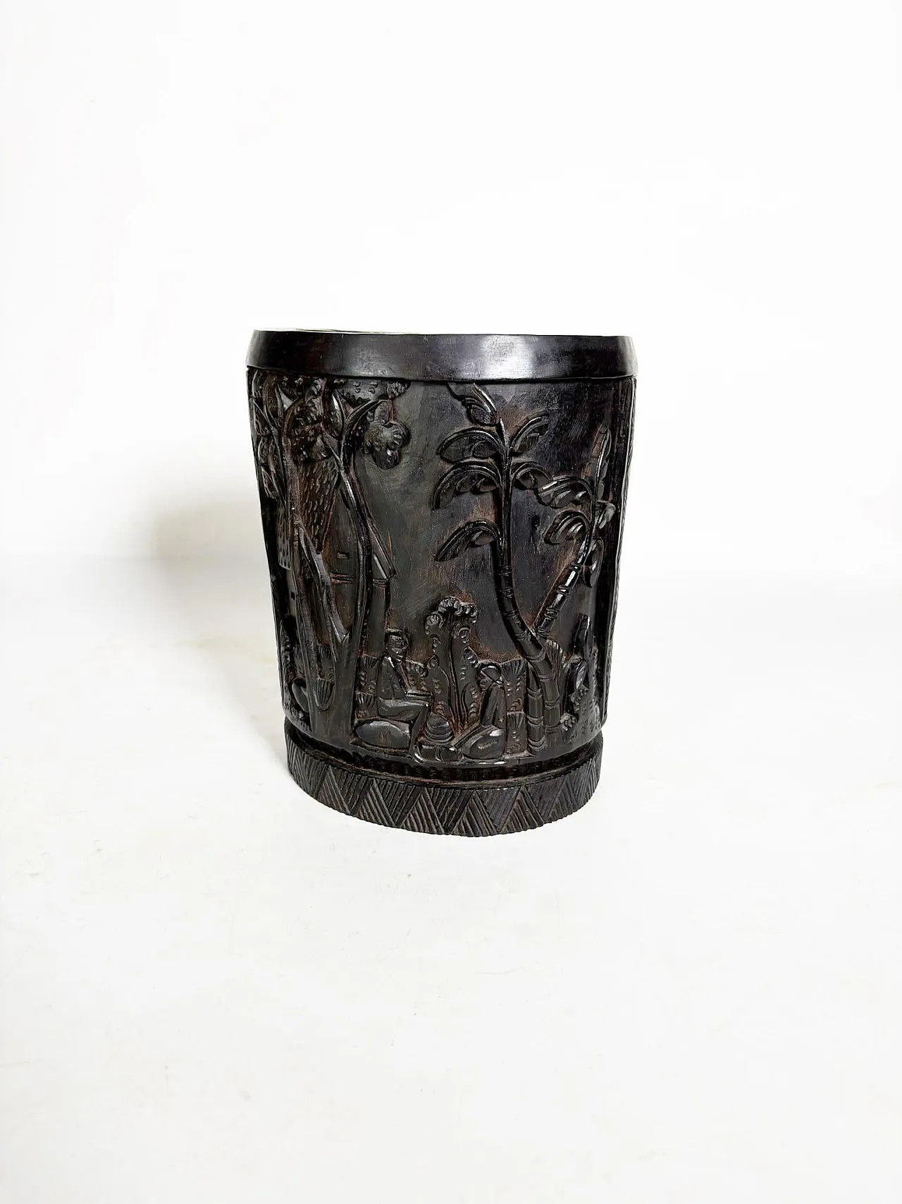 Wooden brush holder / Vide poche, 1950s 2