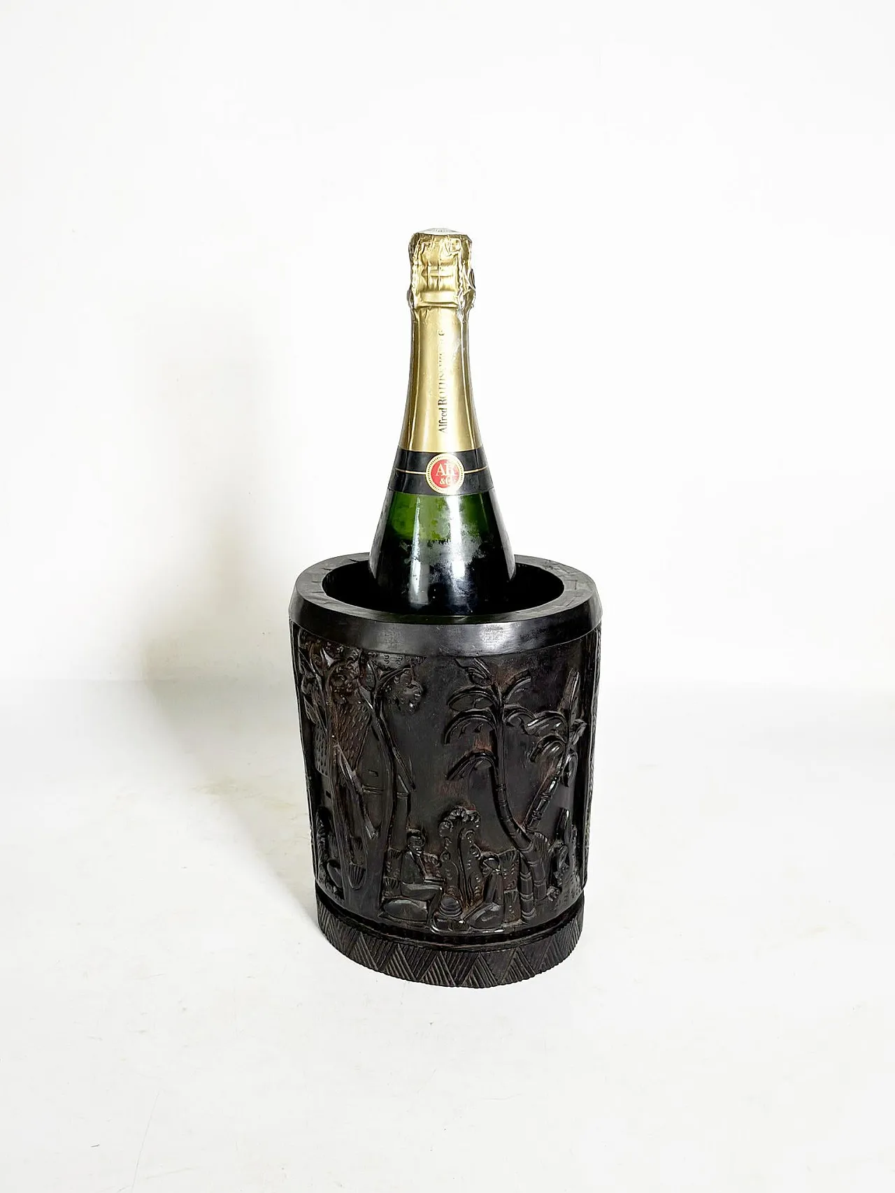 Wooden brush holder / Vide poche, 1950s 4