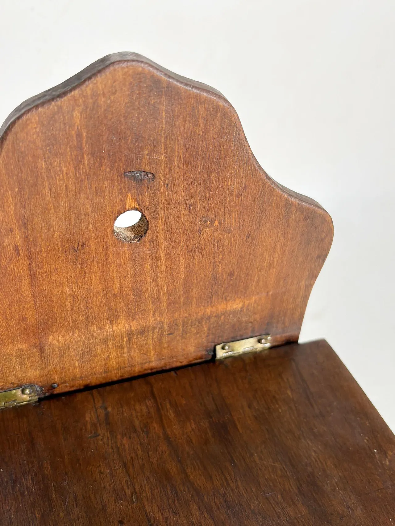 Scatola di sale in ceramica e legno, anni '70 5