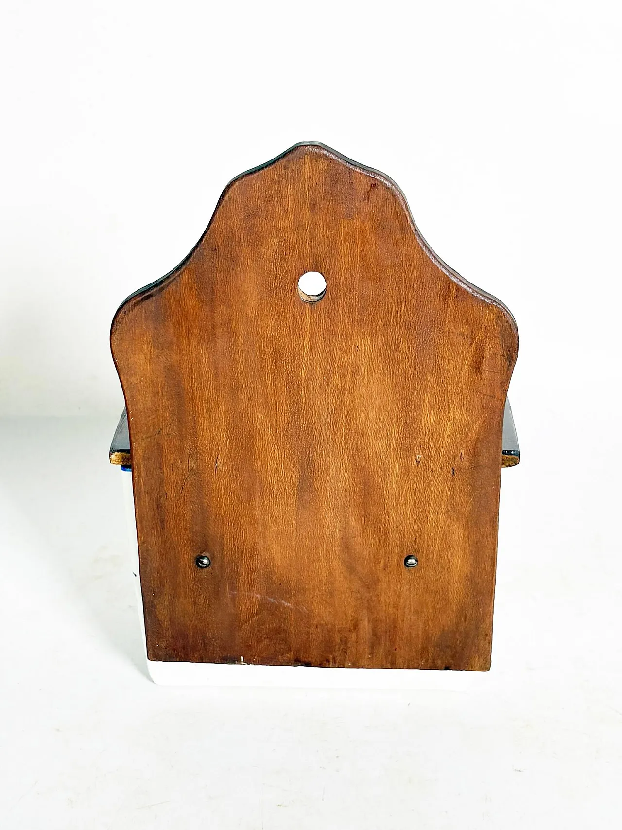Scatola di sale in ceramica e legno, anni '70 9