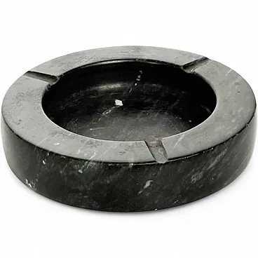 Posacenere in marmo nero, anni '70