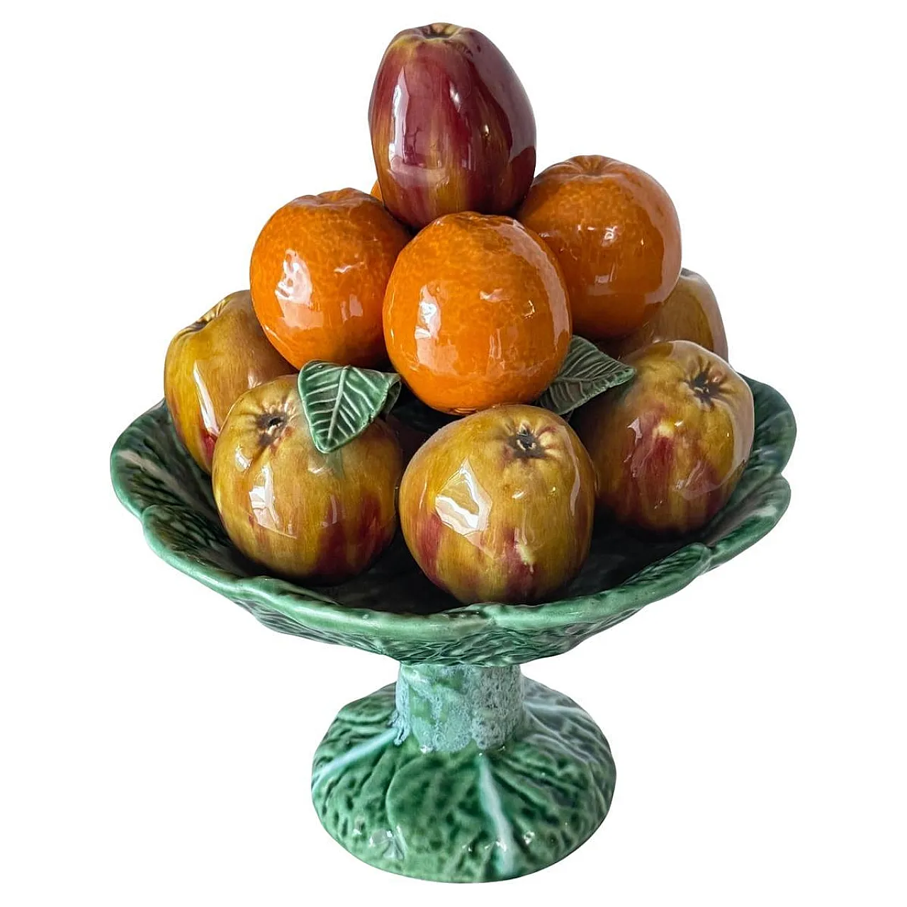 Cesto di frutta in ceramica, anni '60 1