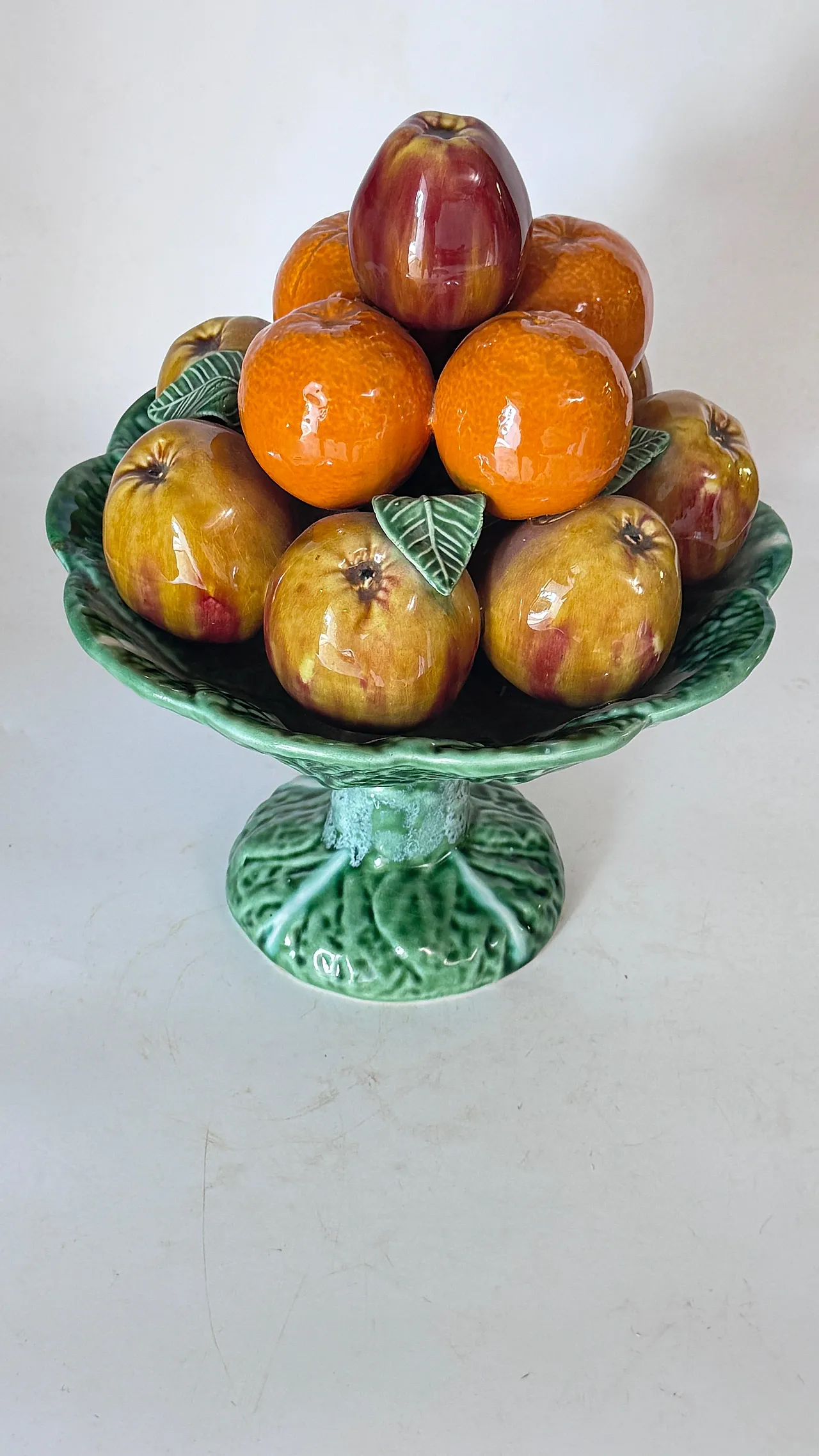 Cesto di frutta in ceramica, anni '60 3