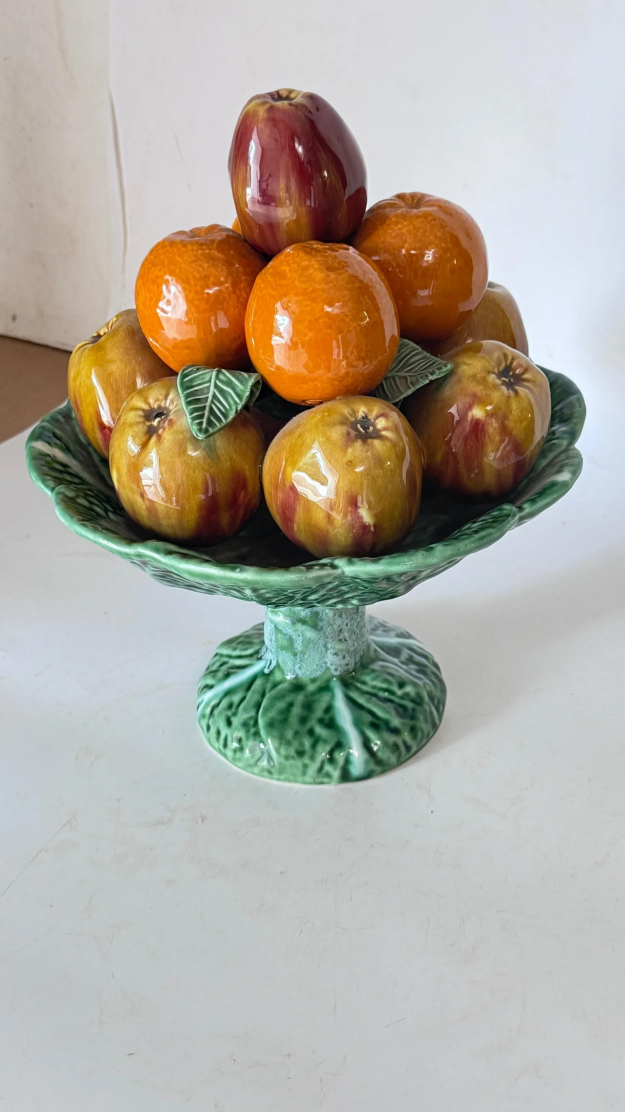 Cesto di frutta in ceramica, anni '60 5